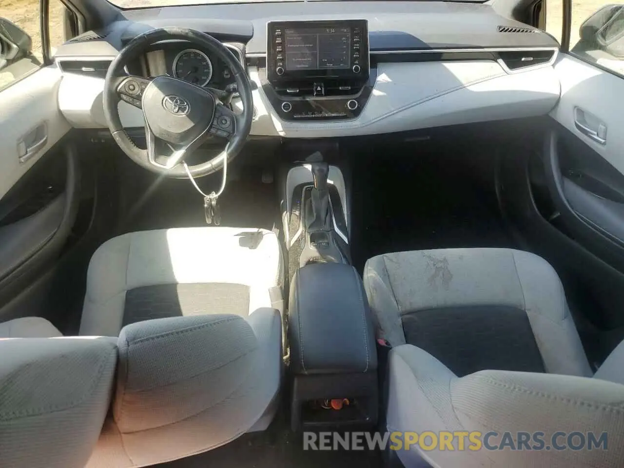 8 Photograph of a damaged car JTNK4RBE5K3004519 TOYOTA COROLLA 2019