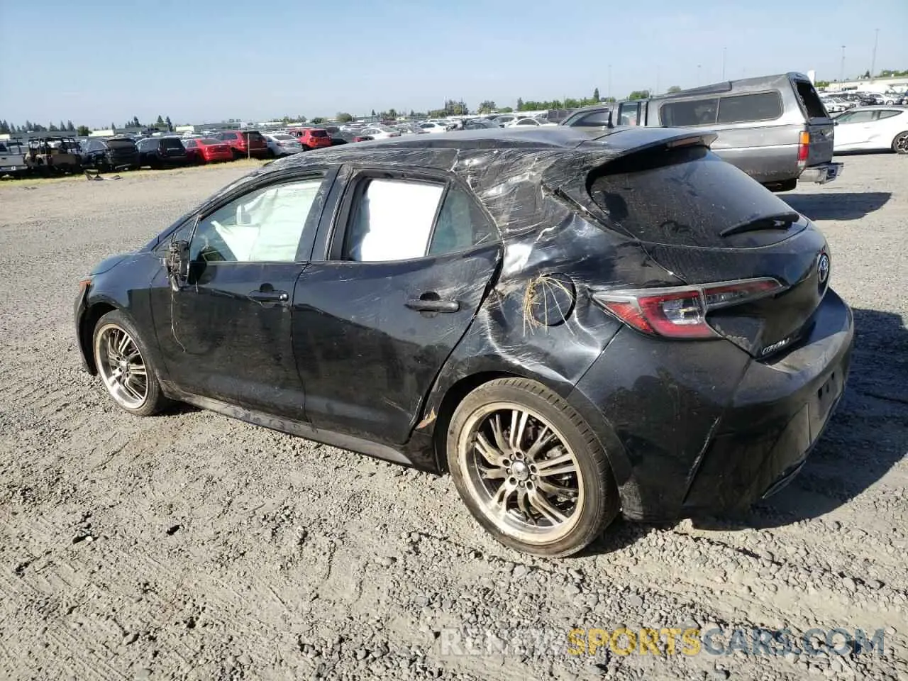 2 Photograph of a damaged car JTNK4RBE5K3006450 TOYOTA COROLLA 2019