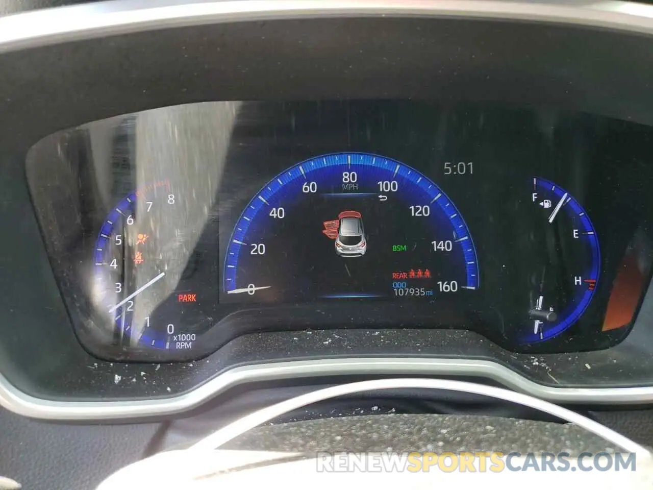 9 Photograph of a damaged car JTNK4RBE5K3006450 TOYOTA COROLLA 2019