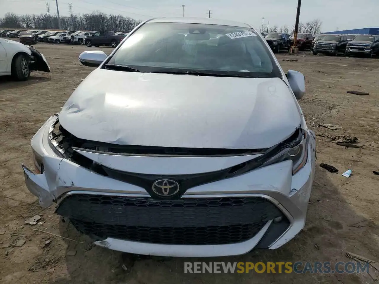 5 Photograph of a damaged car JTNK4RBE5K3018503 TOYOTA COROLLA 2019
