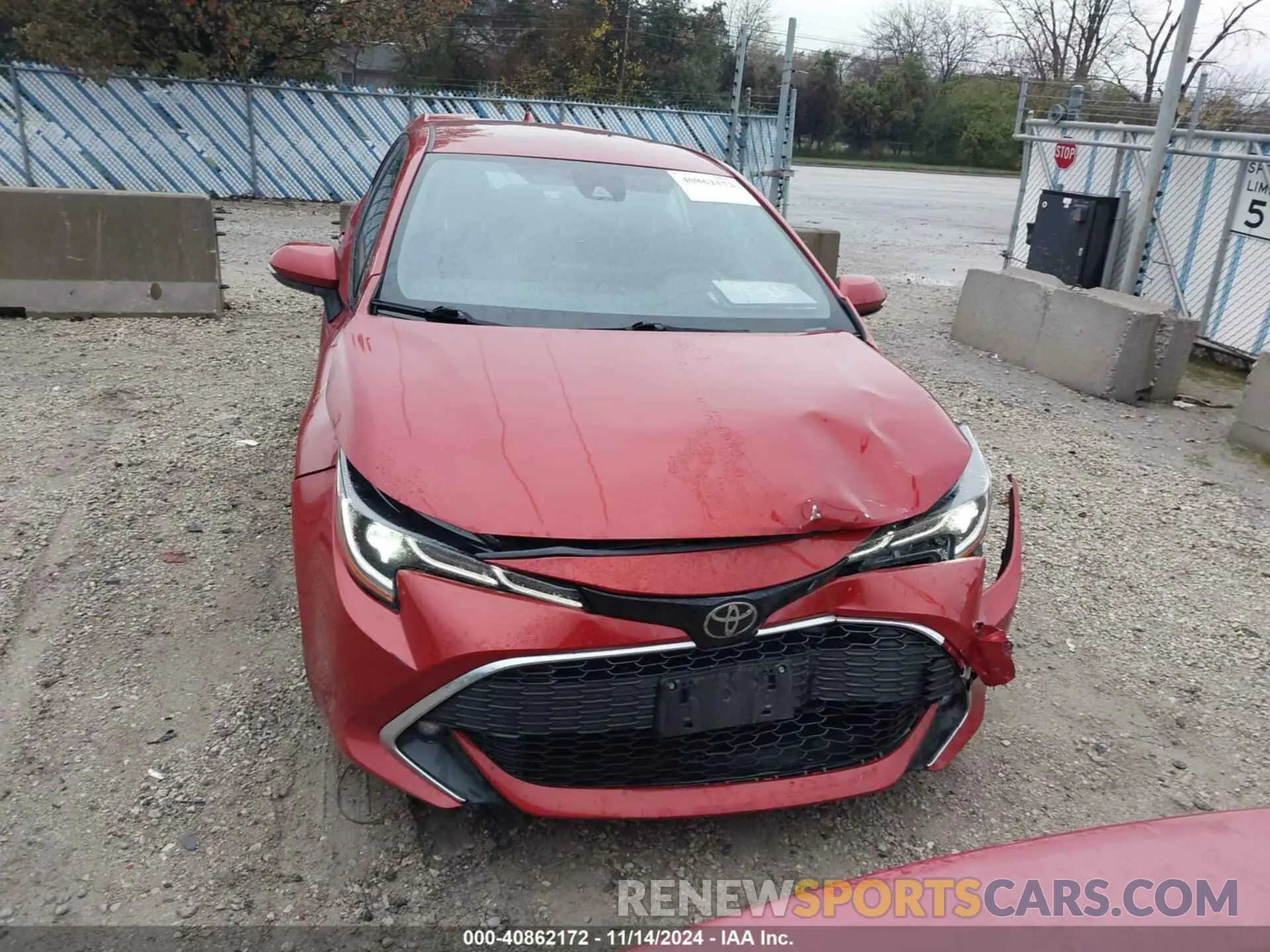 12 Photograph of a damaged car JTNK4RBE5K3018730 TOYOTA COROLLA 2019