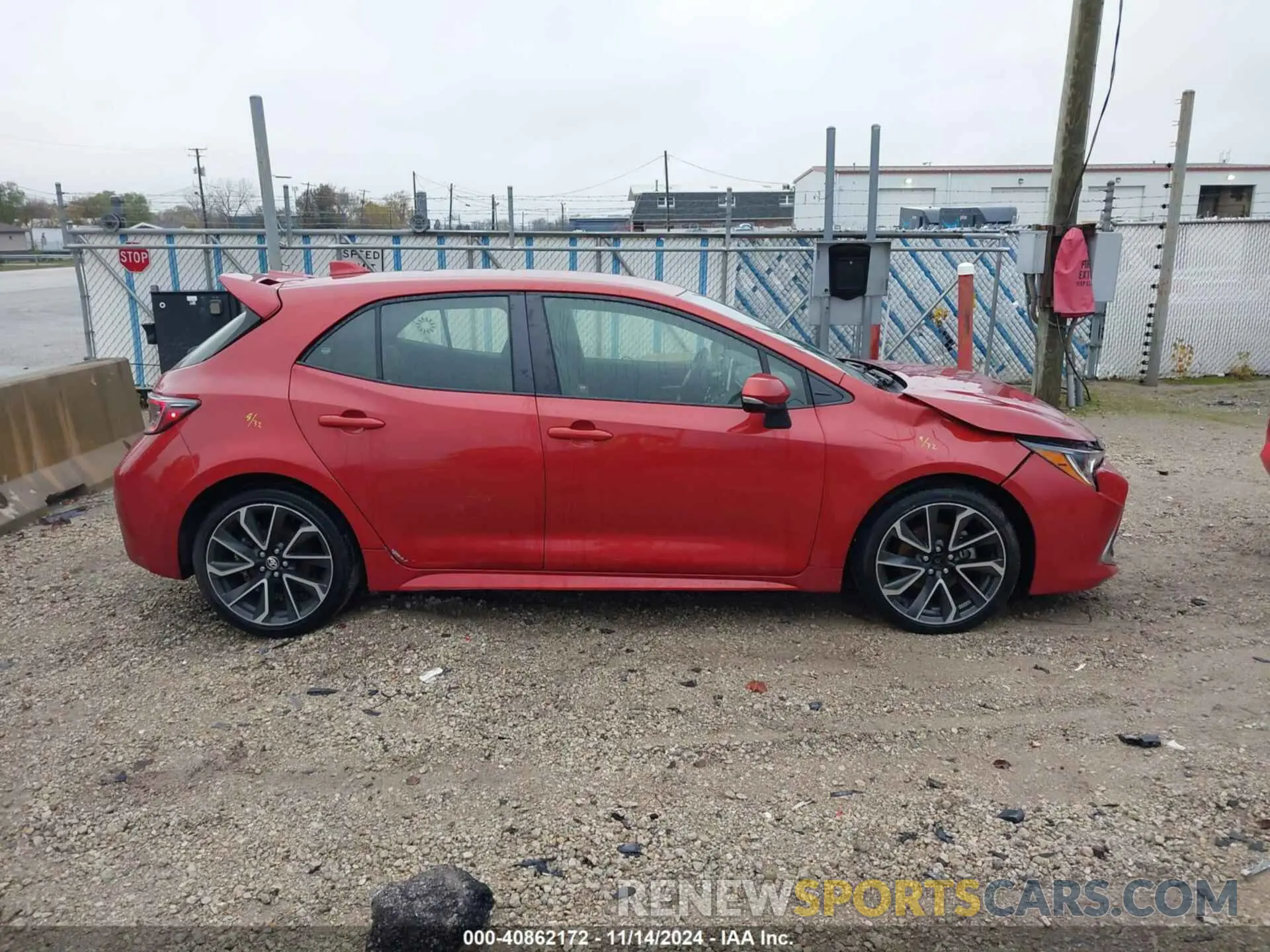 13 Photograph of a damaged car JTNK4RBE5K3018730 TOYOTA COROLLA 2019