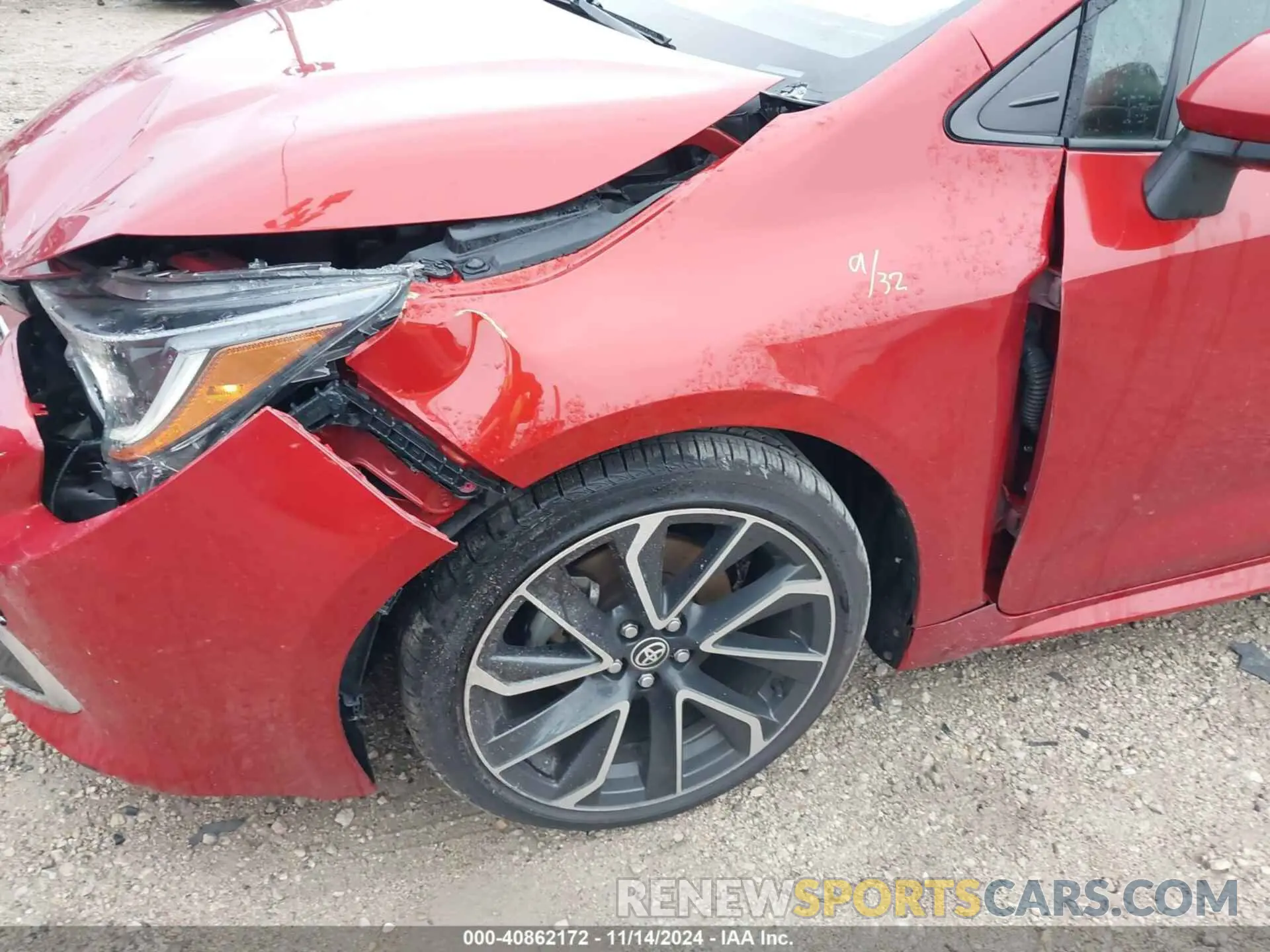17 Photograph of a damaged car JTNK4RBE5K3018730 TOYOTA COROLLA 2019