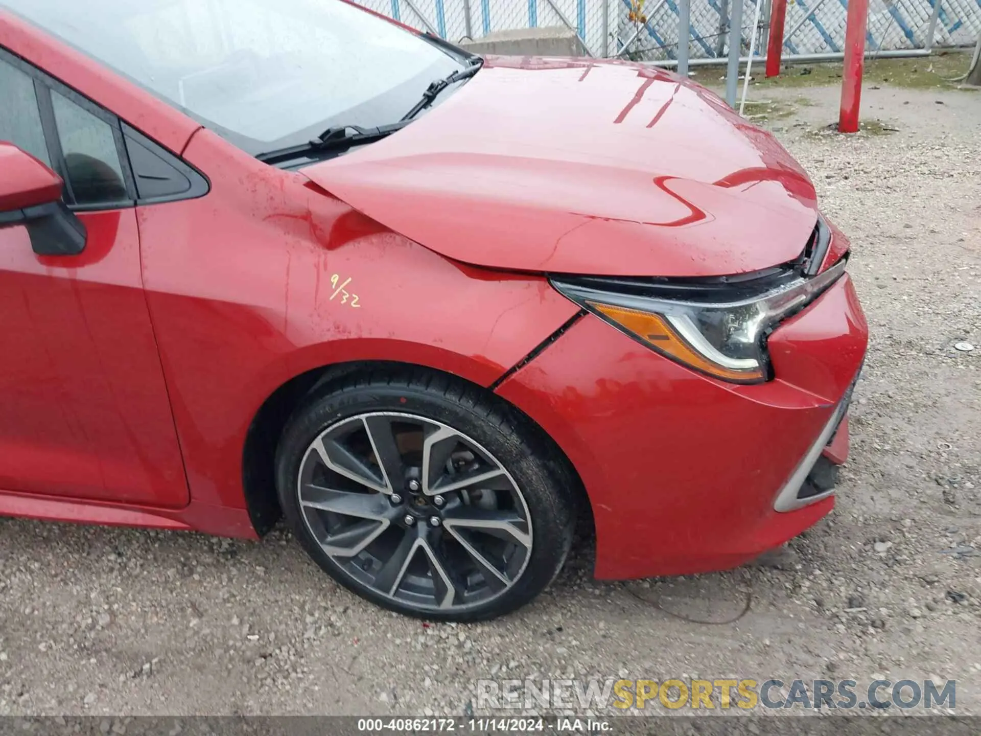 18 Photograph of a damaged car JTNK4RBE5K3018730 TOYOTA COROLLA 2019