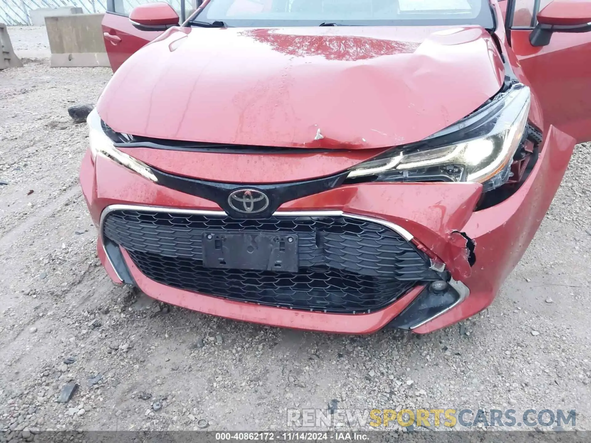 6 Photograph of a damaged car JTNK4RBE5K3018730 TOYOTA COROLLA 2019
