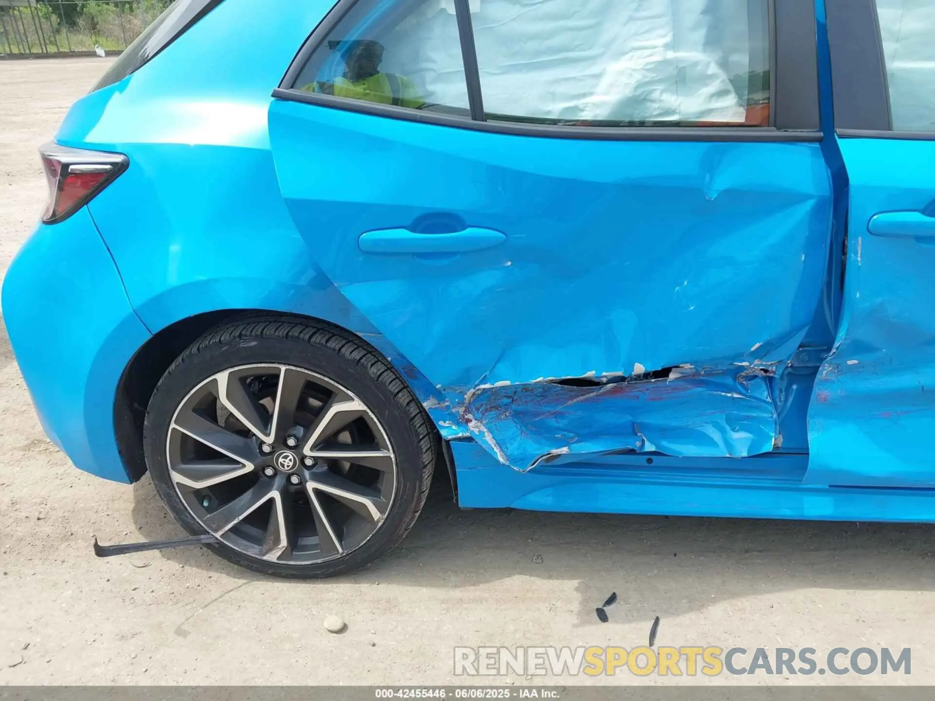 6 Photograph of a damaged car JTNK4RBE5K3019876 TOYOTA COROLLA 2019