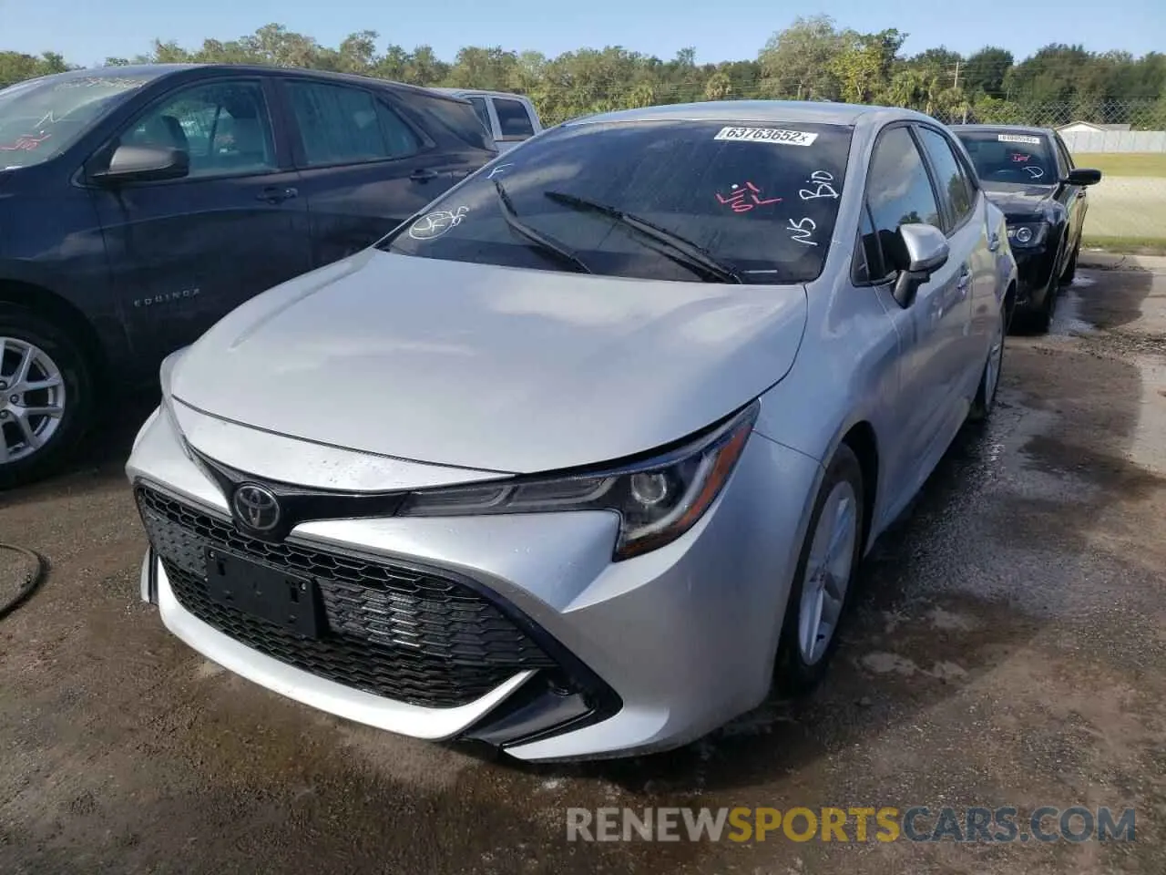2 Photograph of a damaged car JTNK4RBE5K3030649 TOYOTA COROLLA 2019