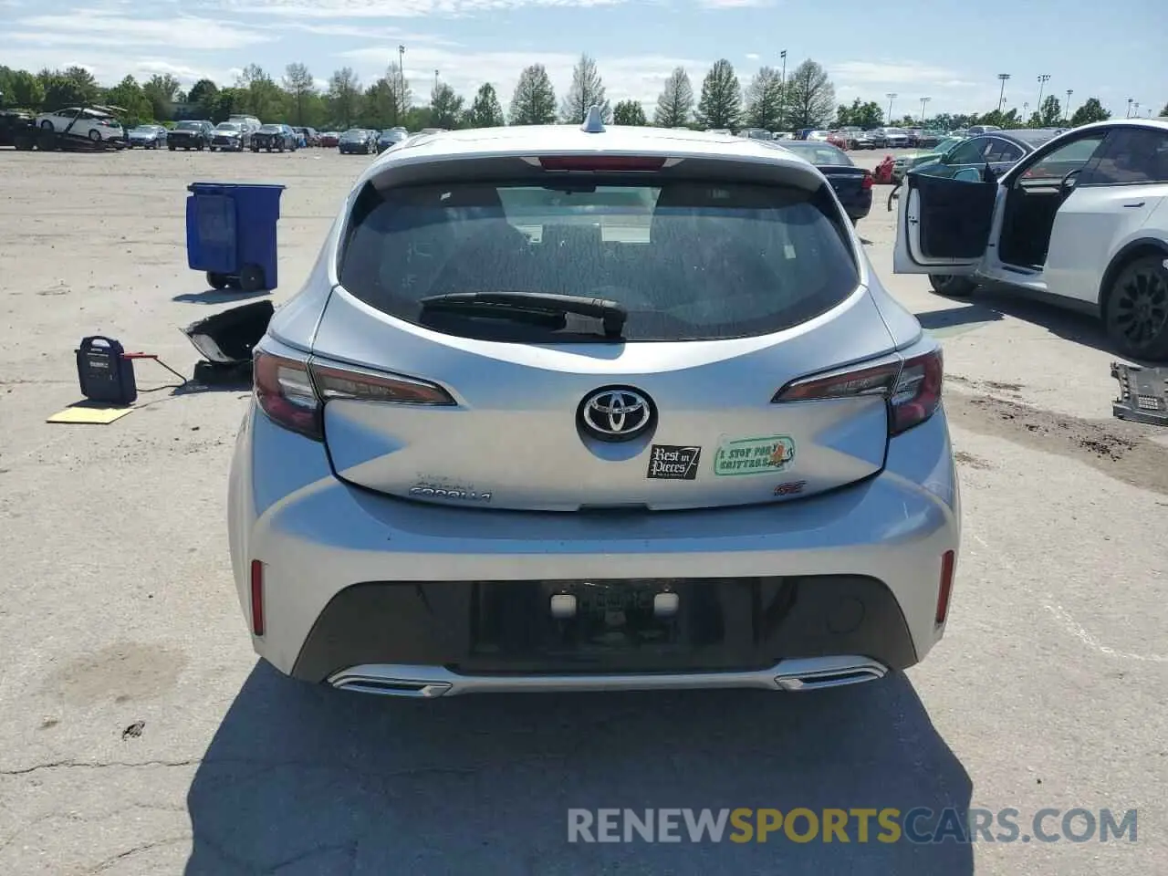 6 Photograph of a damaged car JTNK4RBE5K3031154 TOYOTA COROLLA 2019