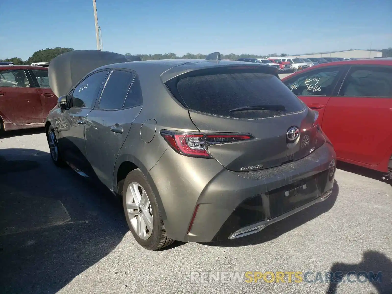 3 Photograph of a damaged car JTNK4RBE5K3037049 TOYOTA COROLLA 2019