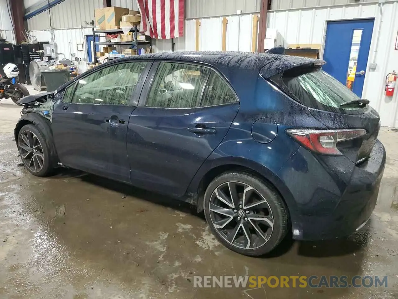 2 Photograph of a damaged car JTNK4RBE5K3046074 TOYOTA COROLLA 2019