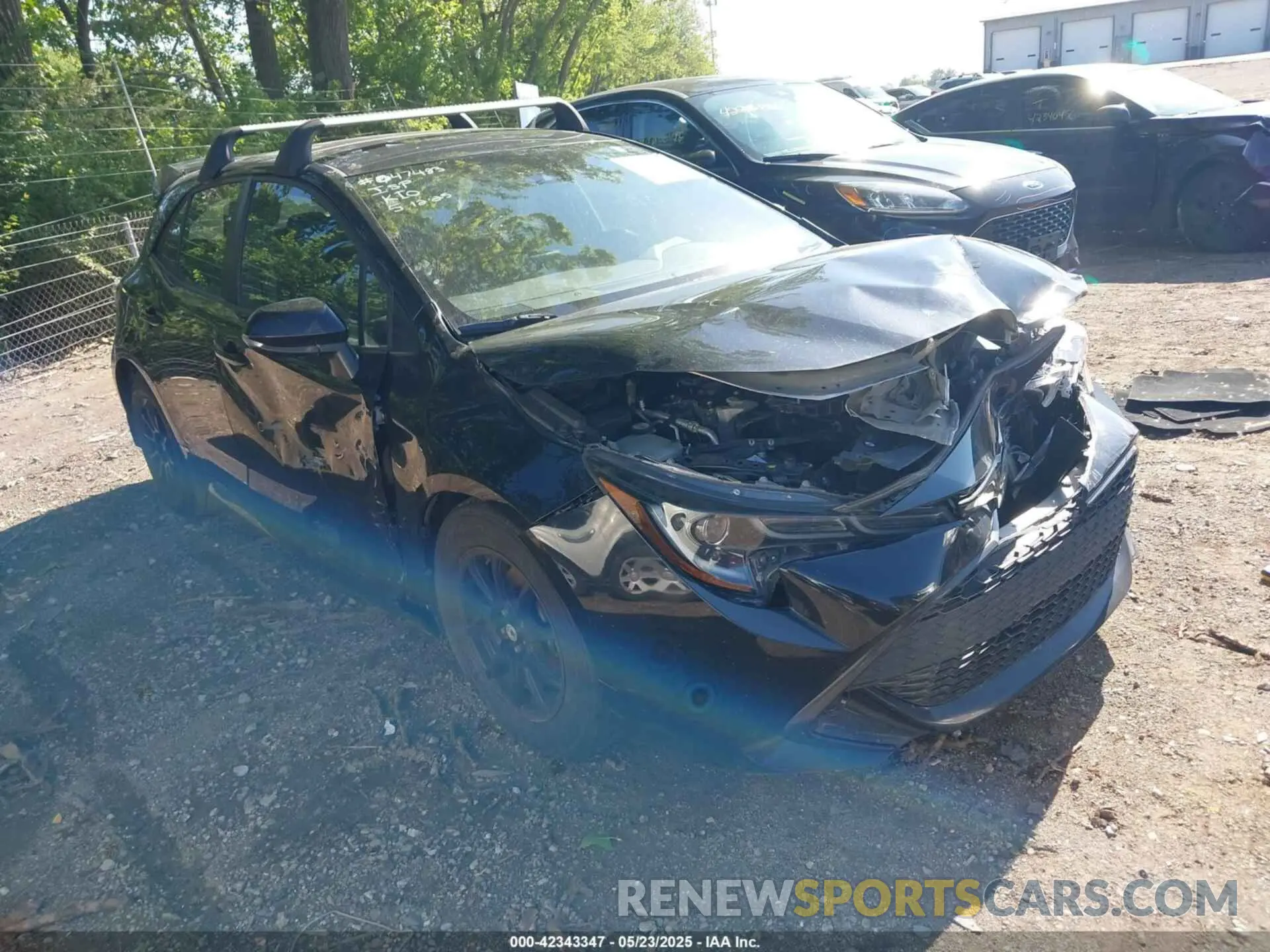 1 Photograph of a damaged car JTNK4RBE5K3055695 TOYOTA COROLLA 2019