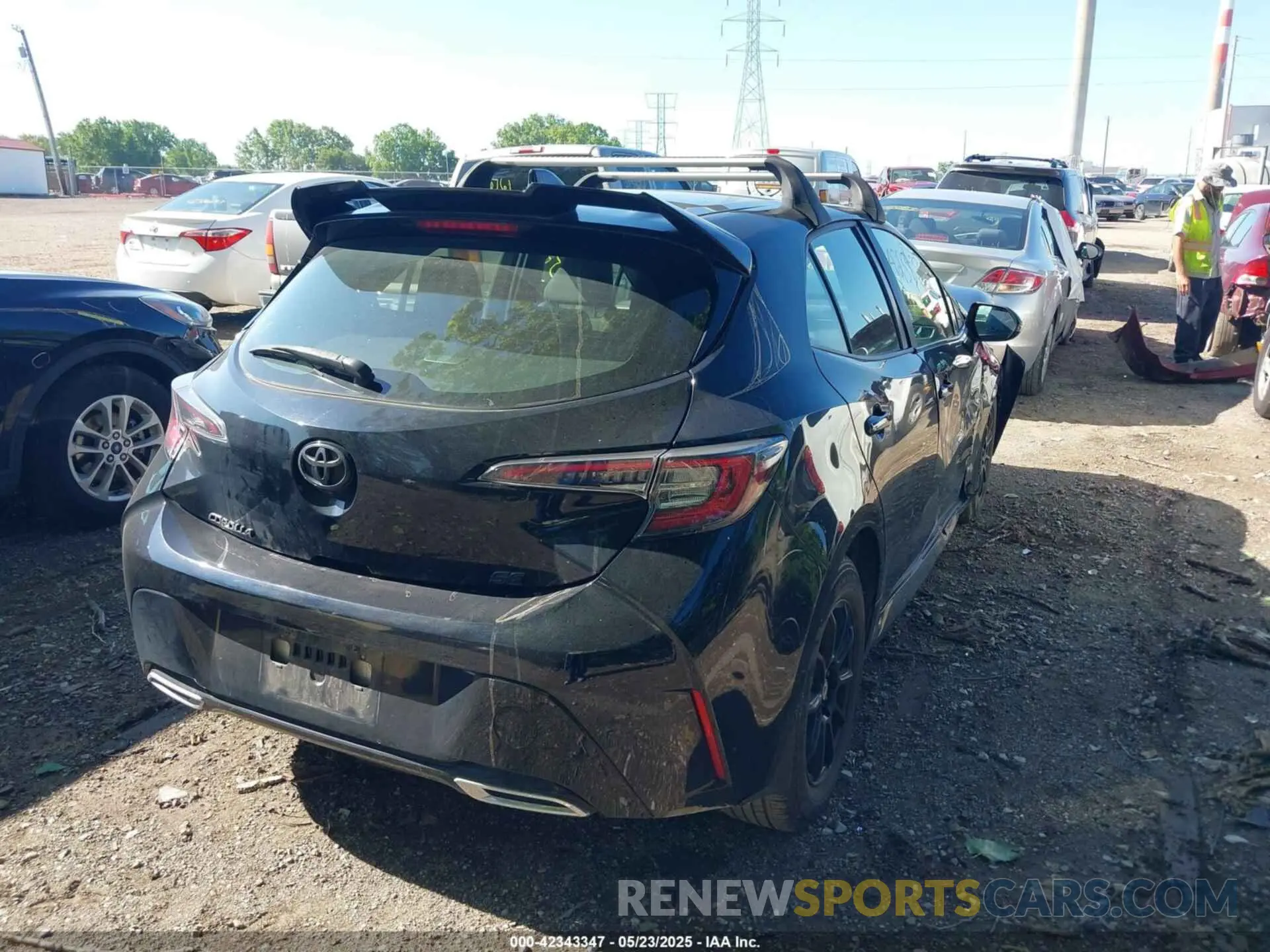 4 Photograph of a damaged car JTNK4RBE5K3055695 TOYOTA COROLLA 2019