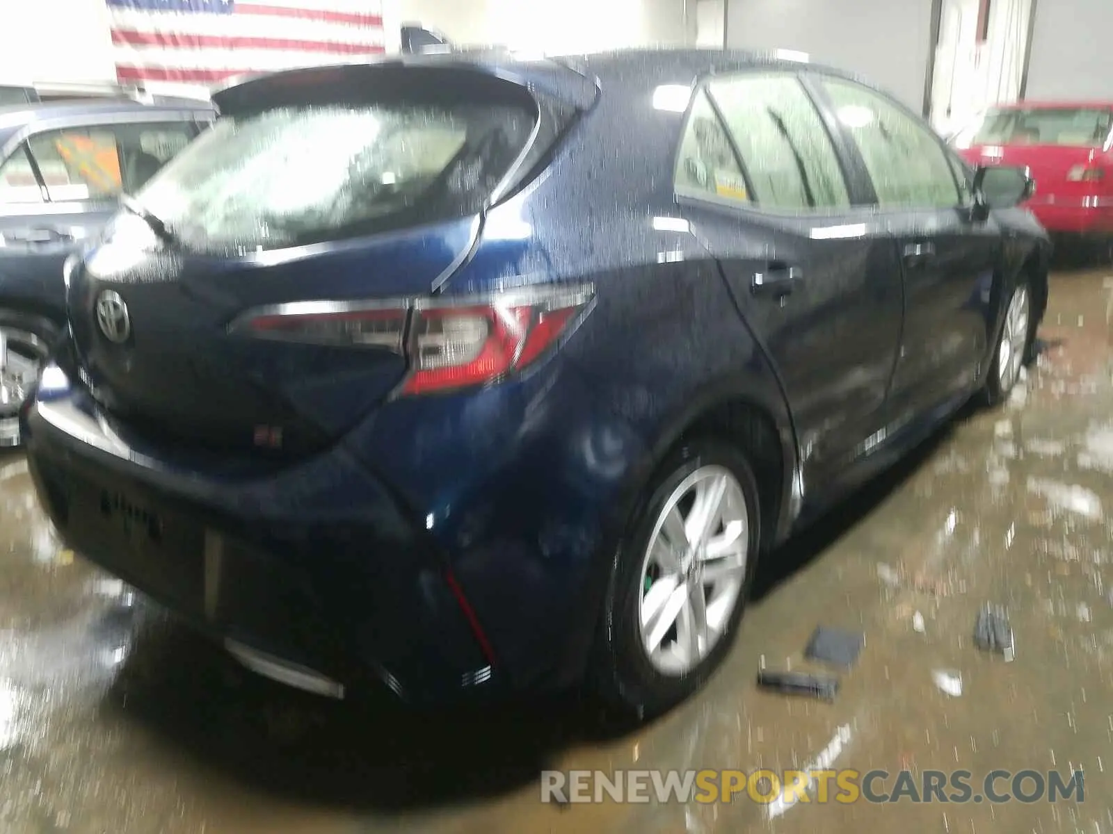 4 Photograph of a damaged car JTNK4RBE6K3006280 TOYOTA COROLLA 2019
