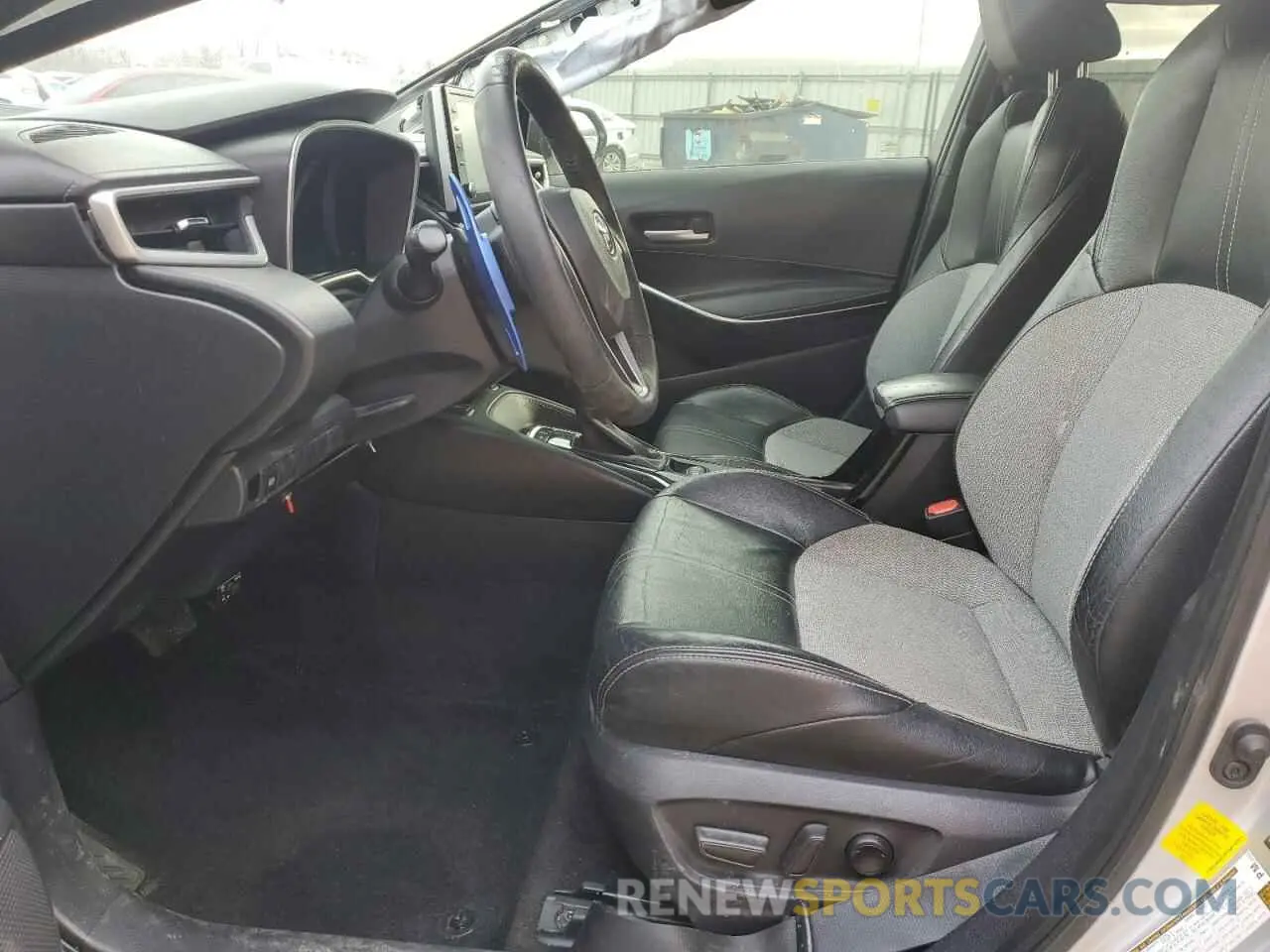 7 Photograph of a damaged car JTNK4RBE6K3010314 TOYOTA COROLLA 2019