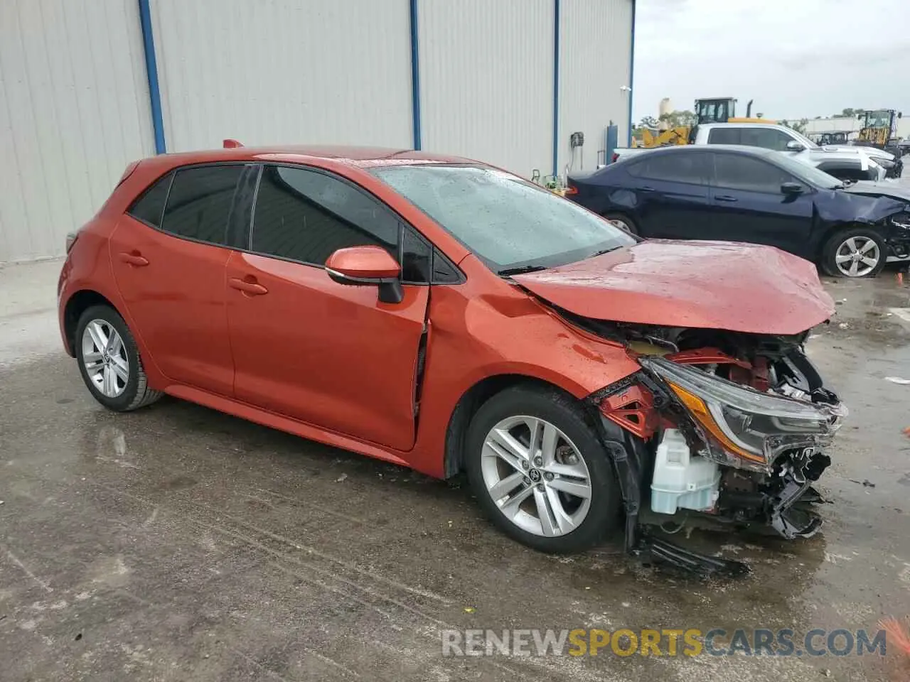4 Photograph of a damaged car JTNK4RBE6K3011690 TOYOTA COROLLA 2019