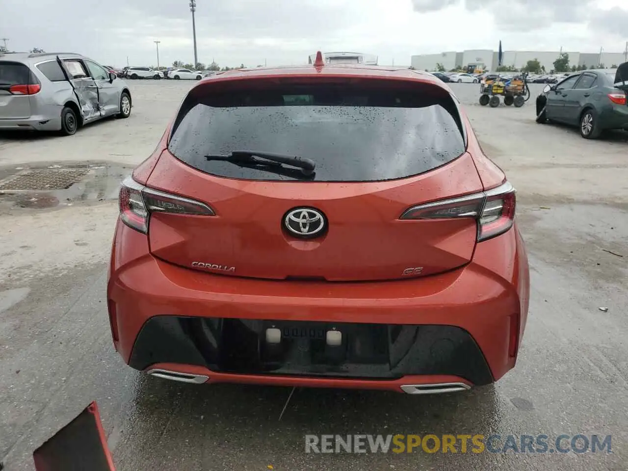 6 Photograph of a damaged car JTNK4RBE6K3011690 TOYOTA COROLLA 2019