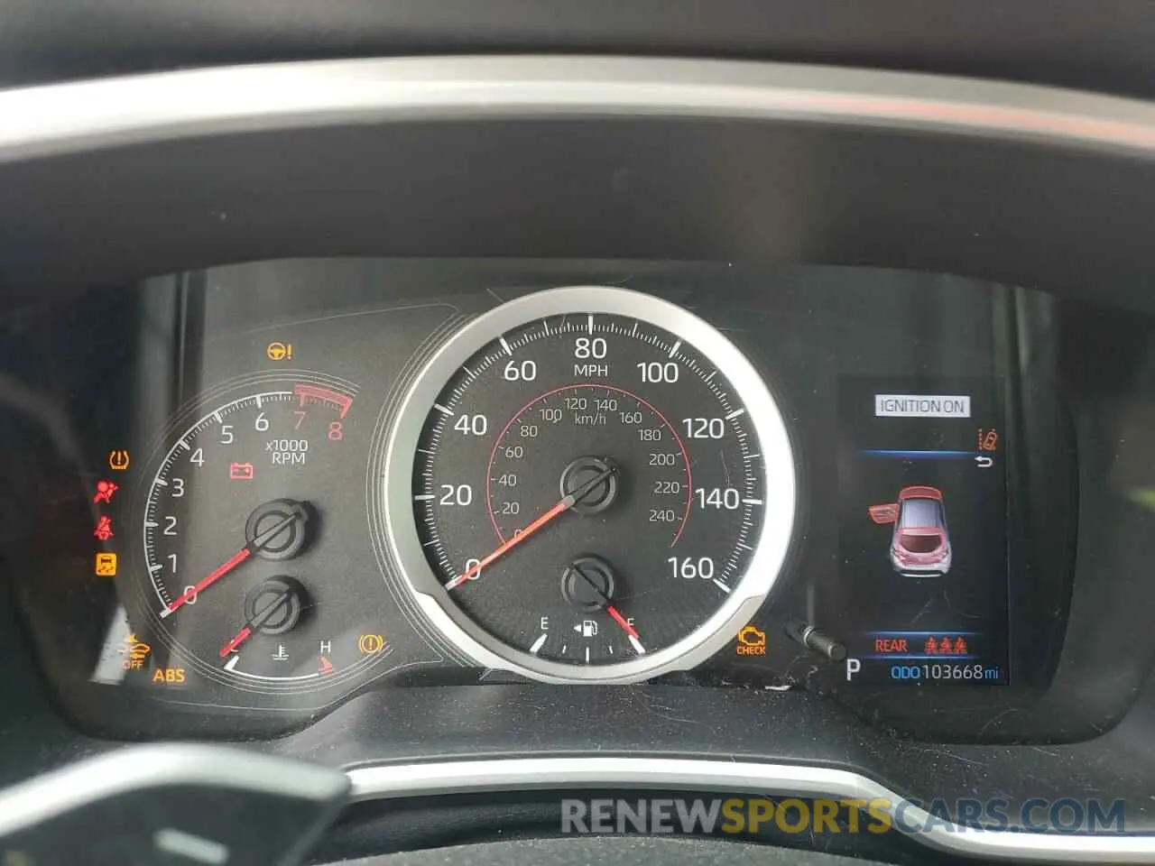 9 Photograph of a damaged car JTNK4RBE6K3011690 TOYOTA COROLLA 2019