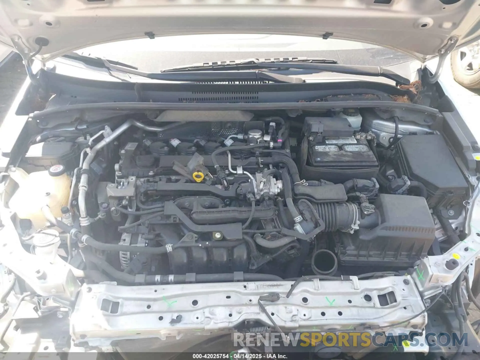 10 Photograph of a damaged car JTNK4RBE6K3028523 TOYOTA COROLLA 2019