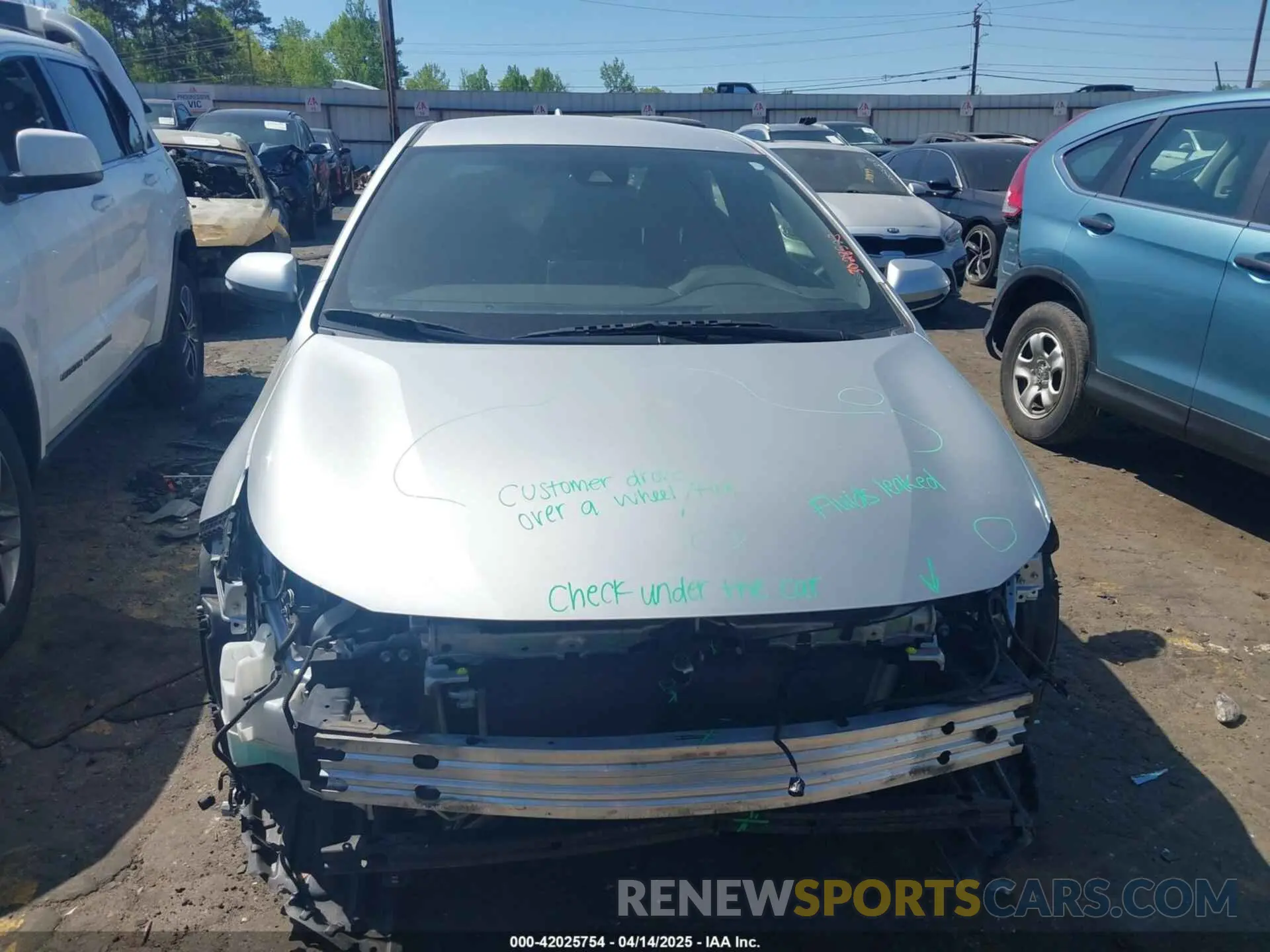 12 Photograph of a damaged car JTNK4RBE6K3028523 TOYOTA COROLLA 2019
