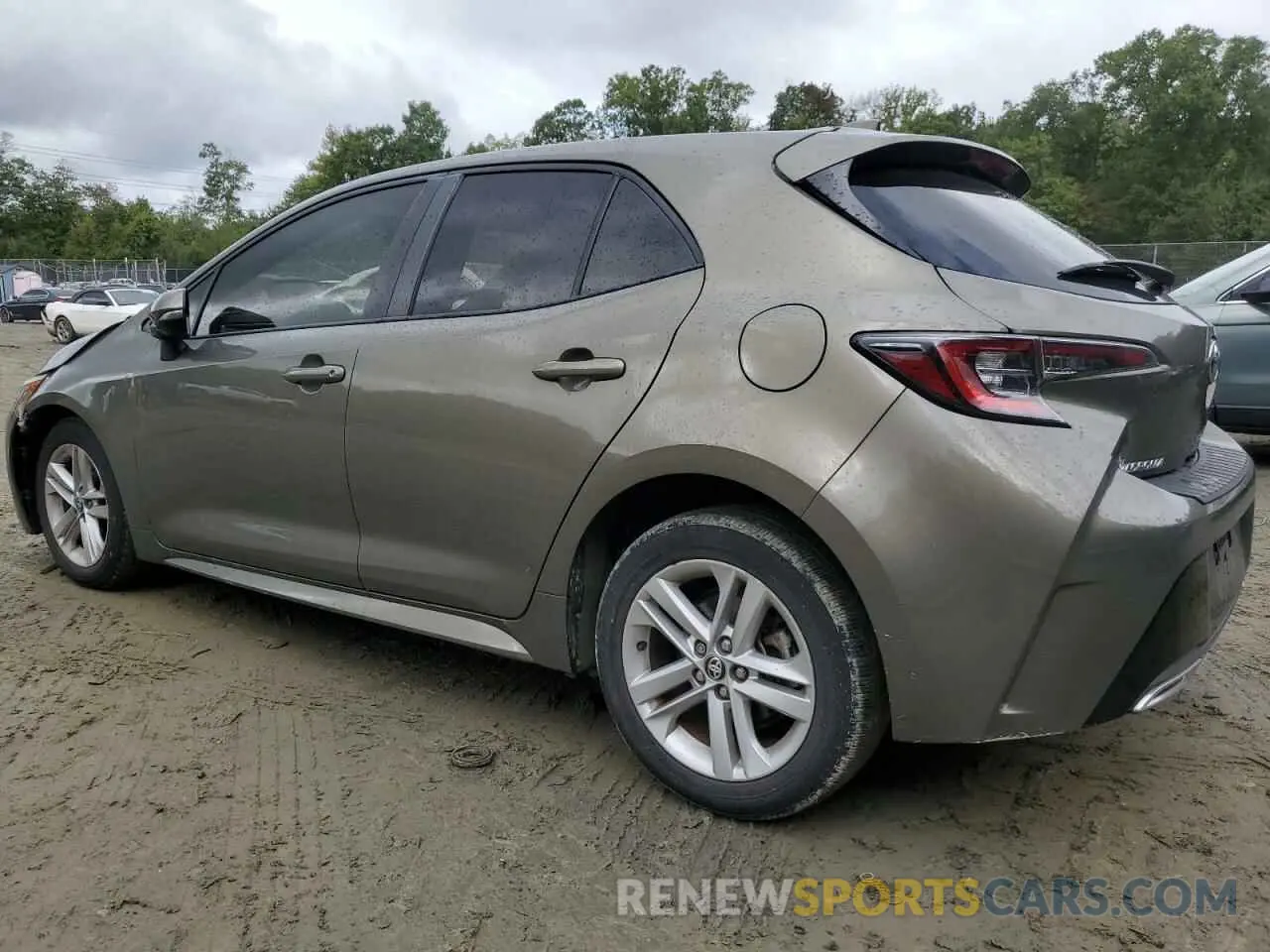2 Photograph of a damaged car JTNK4RBE6K3043801 TOYOTA COROLLA 2019
