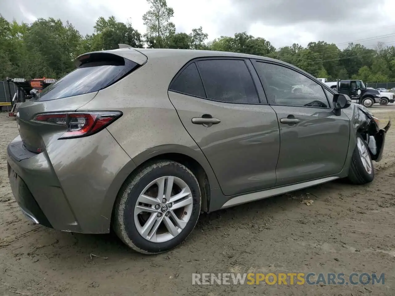 3 Photograph of a damaged car JTNK4RBE6K3043801 TOYOTA COROLLA 2019