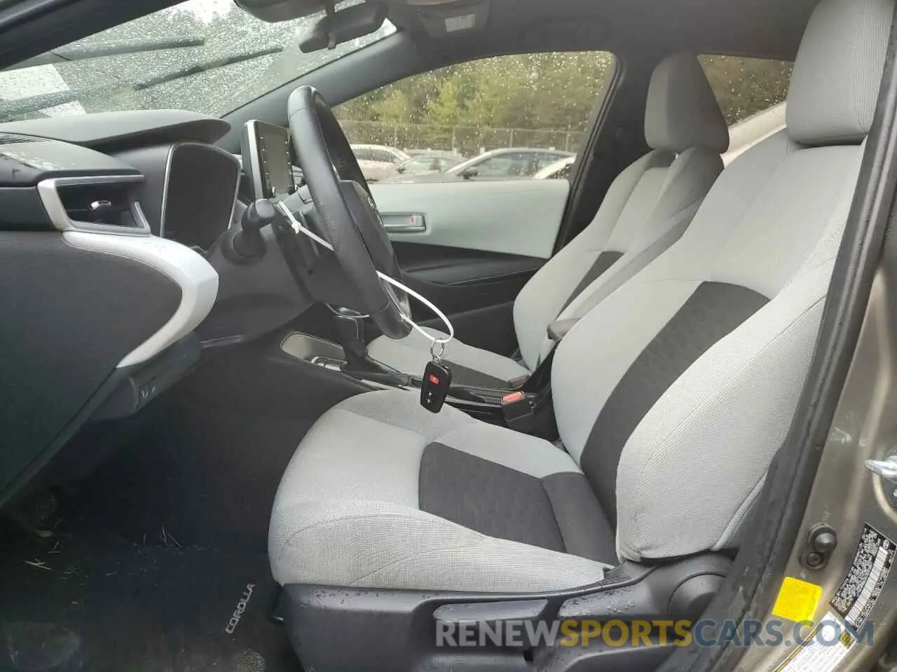 7 Photograph of a damaged car JTNK4RBE6K3043801 TOYOTA COROLLA 2019