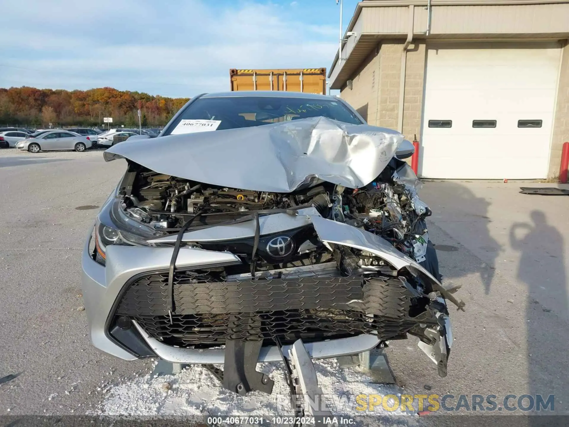 13 Photograph of a damaged car JTNK4RBE6K3047461 TOYOTA COROLLA 2019