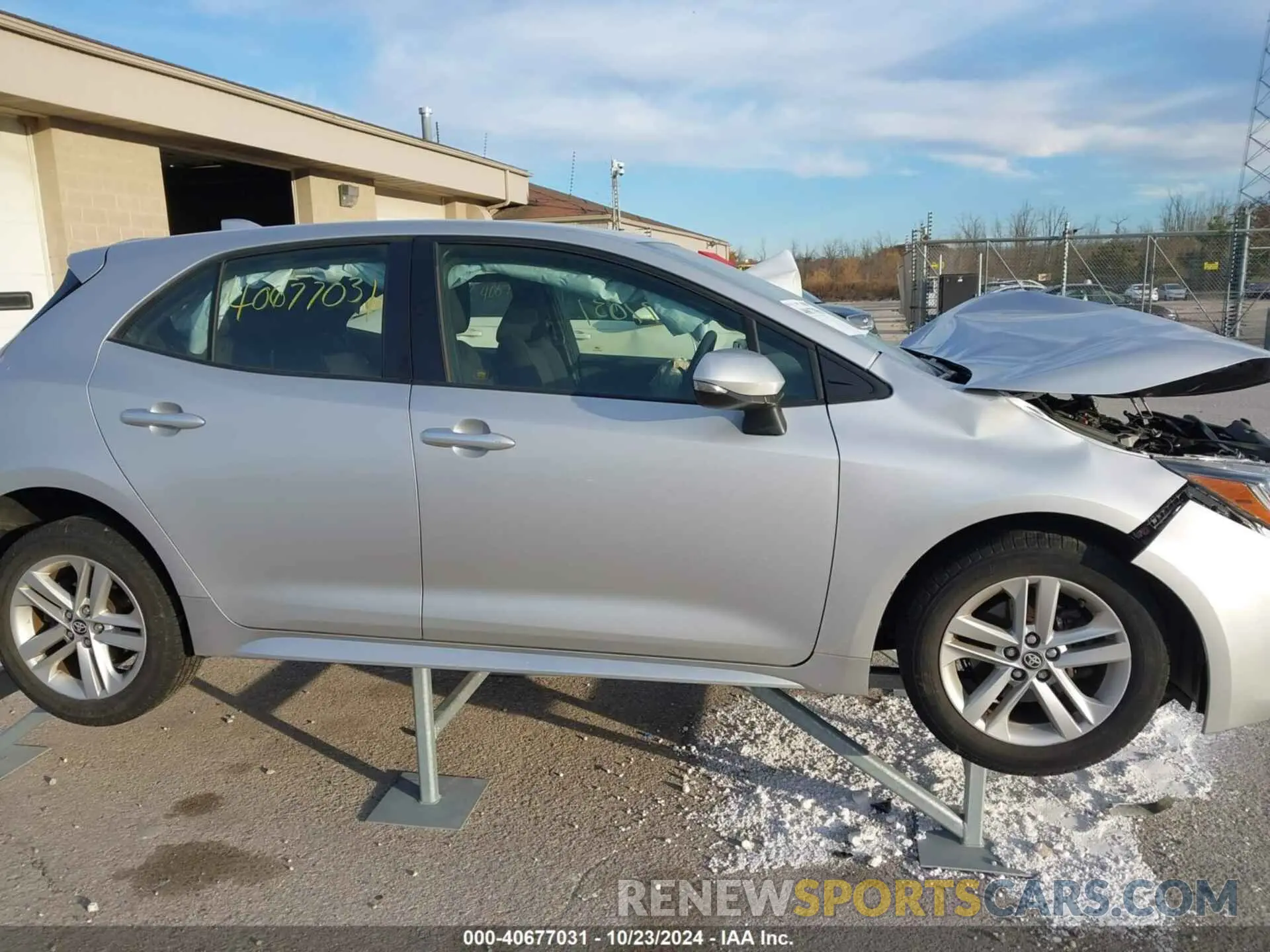 14 Photograph of a damaged car JTNK4RBE6K3047461 TOYOTA COROLLA 2019
