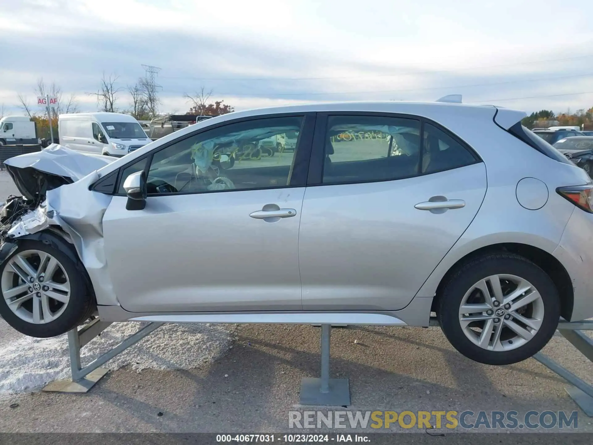 15 Photograph of a damaged car JTNK4RBE6K3047461 TOYOTA COROLLA 2019