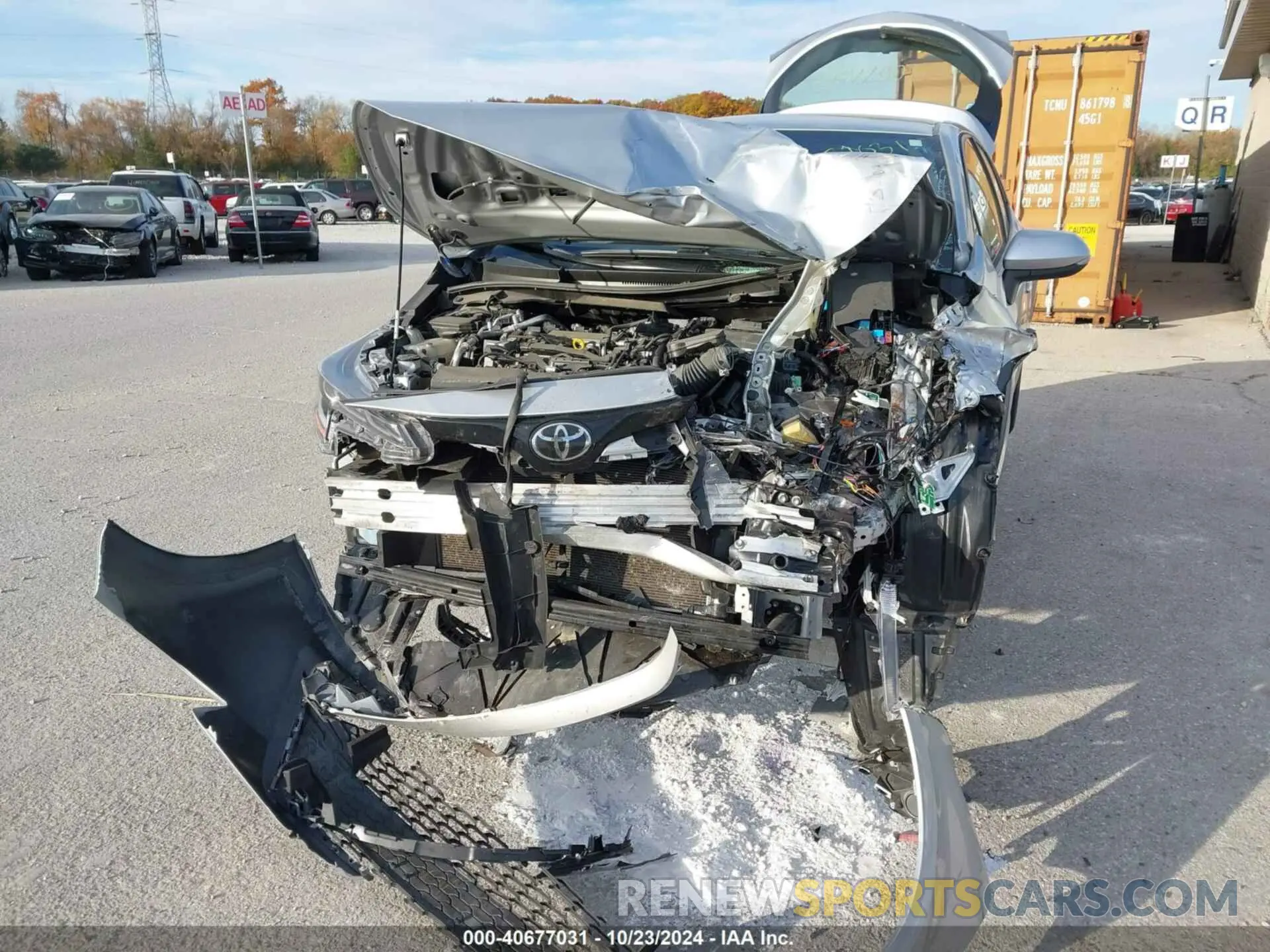 6 Photograph of a damaged car JTNK4RBE6K3047461 TOYOTA COROLLA 2019