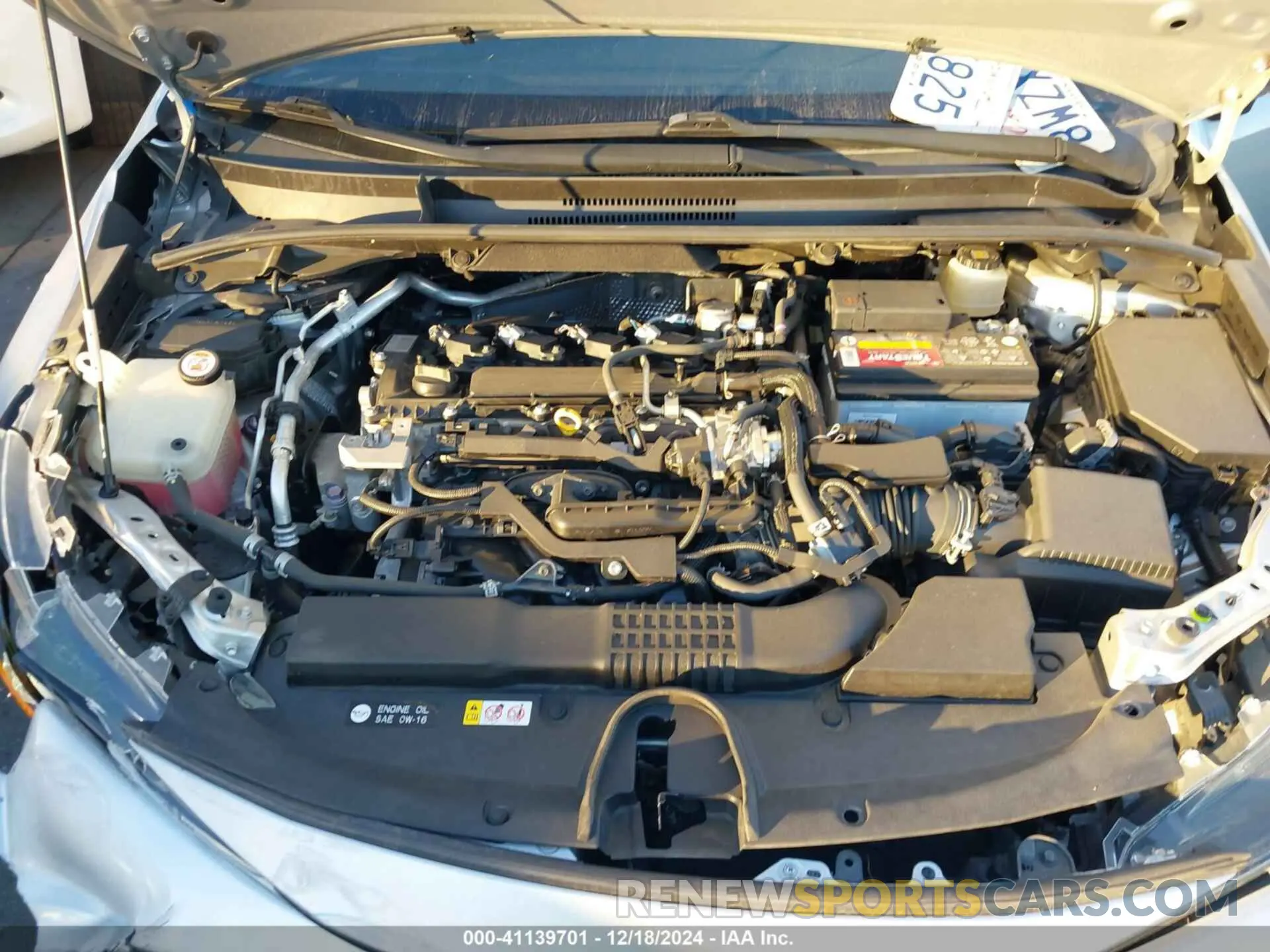 10 Photograph of a damaged car JTNK4RBE6K3047816 TOYOTA COROLLA 2019