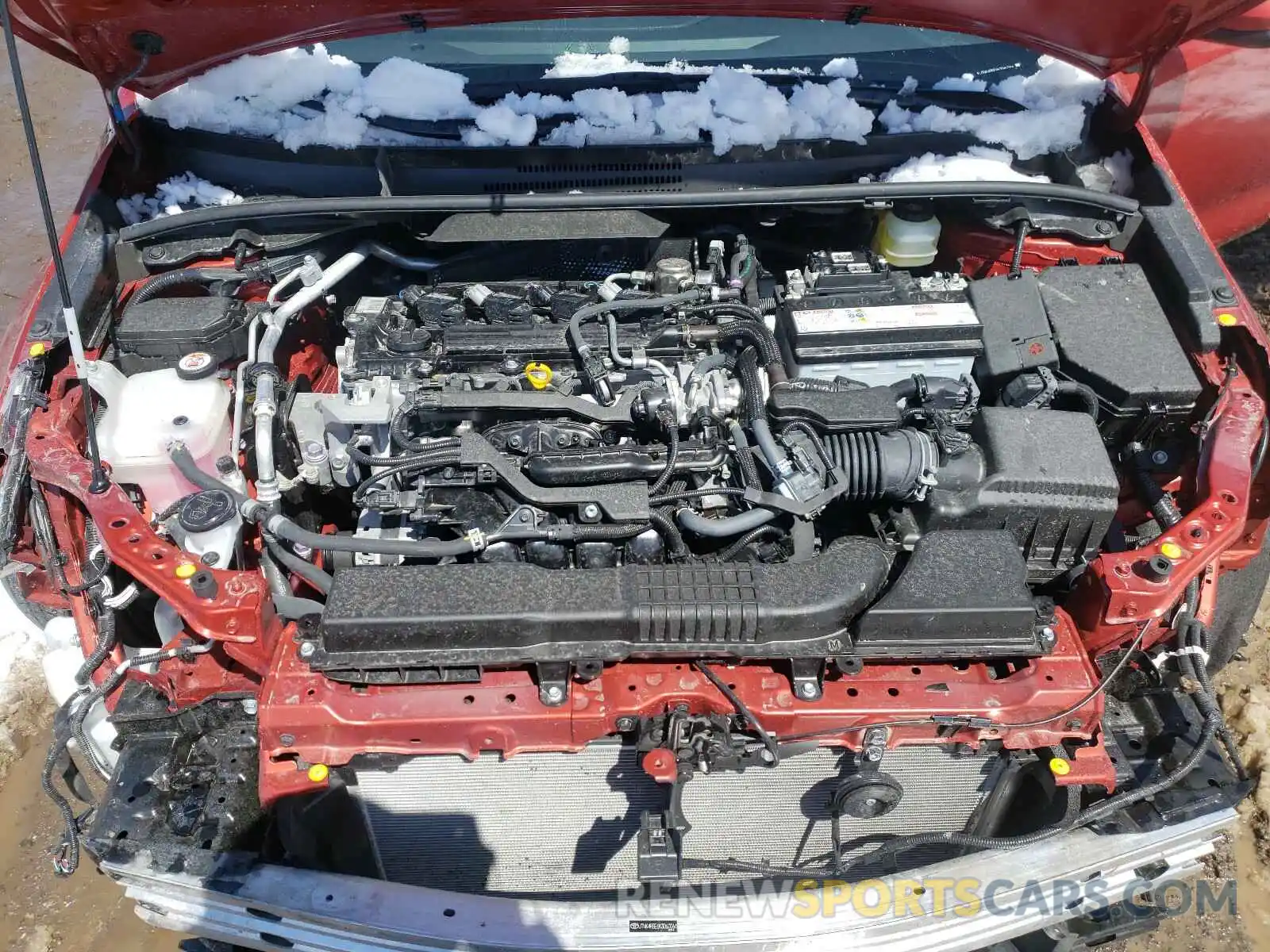 7 Photograph of a damaged car JTNK4RBE6K3060064 TOYOTA COROLLA 2019