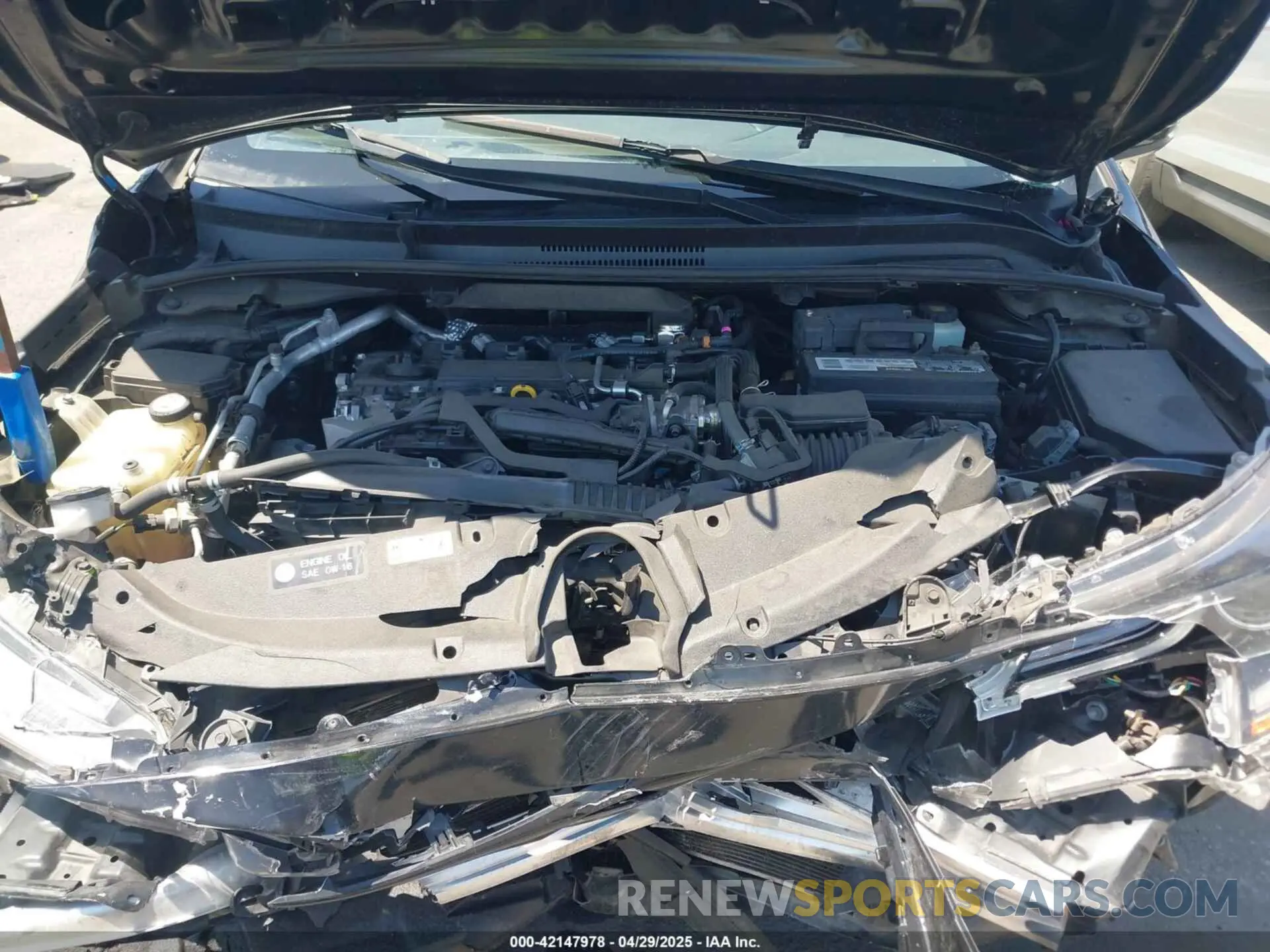 10 Photograph of a damaged car JTNK4RBE6K3068987 TOYOTA COROLLA 2019