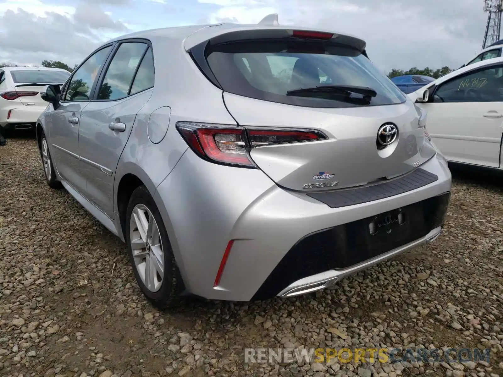 3 Photograph of a damaged car JTNK4RBE6K3069962 TOYOTA COROLLA 2019