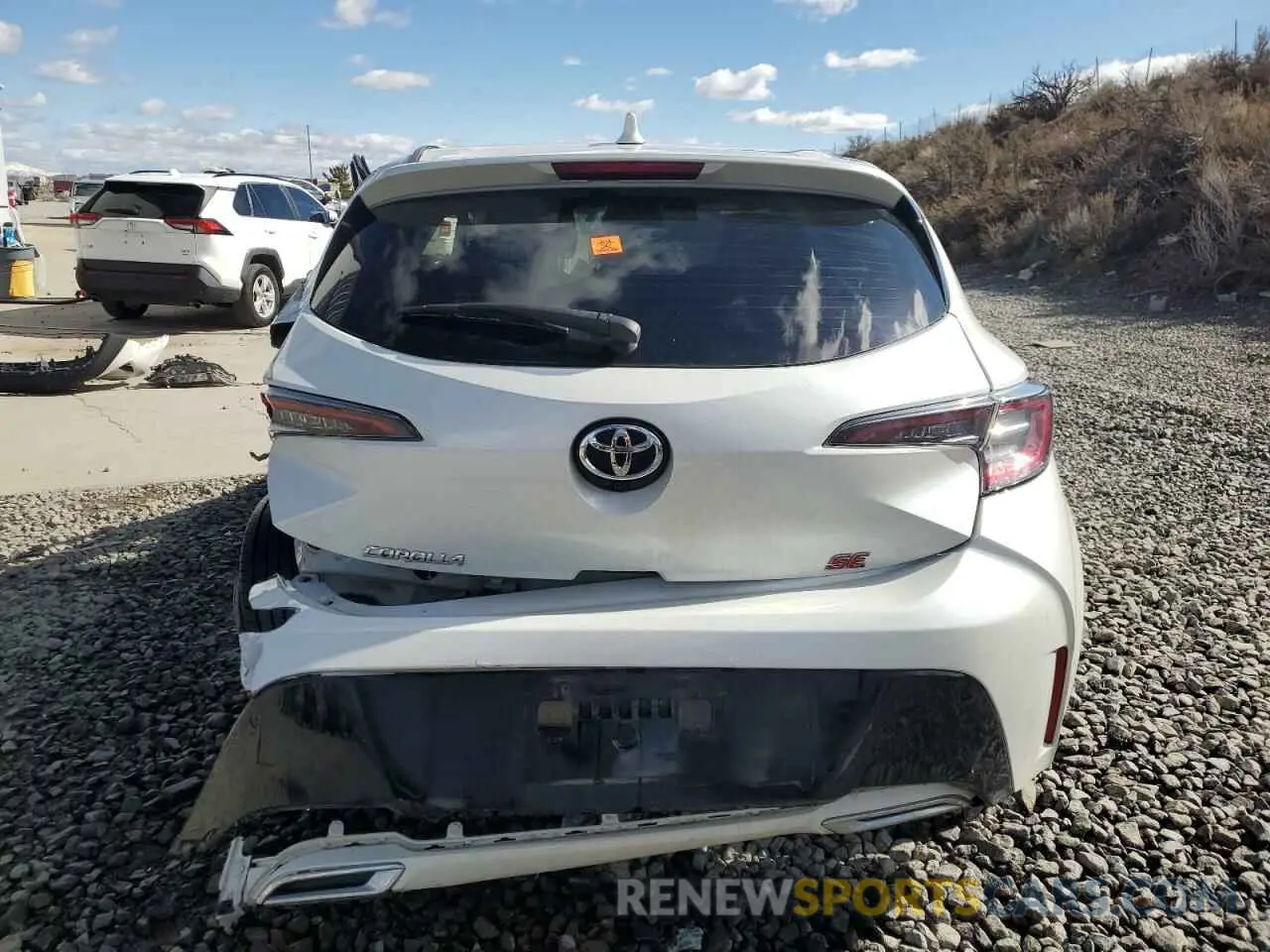 6 Photograph of a damaged car JTNK4RBE7K3005297 TOYOTA COROLLA 2019