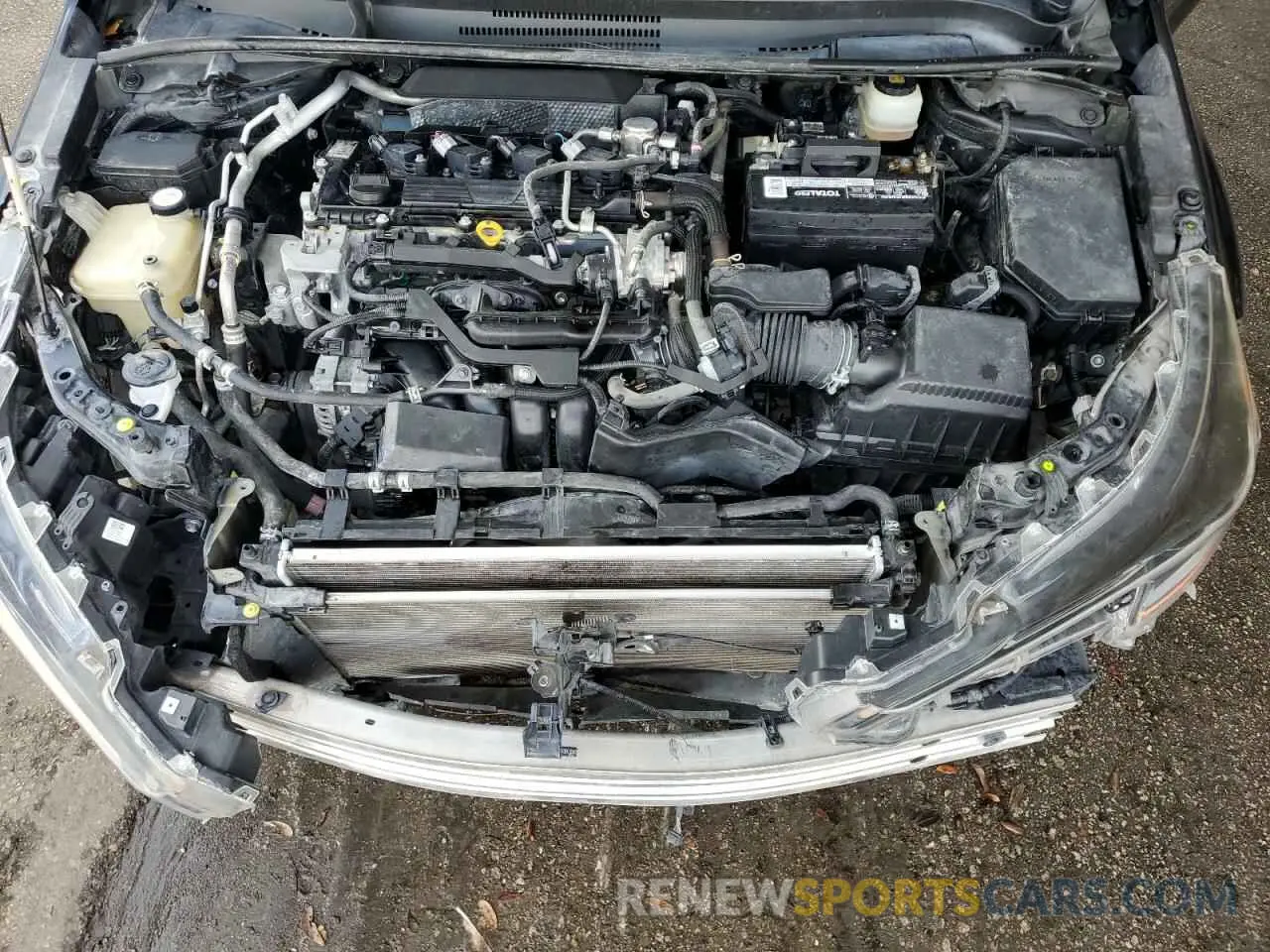 12 Photograph of a damaged car JTNK4RBE7K3013562 TOYOTA COROLLA 2019