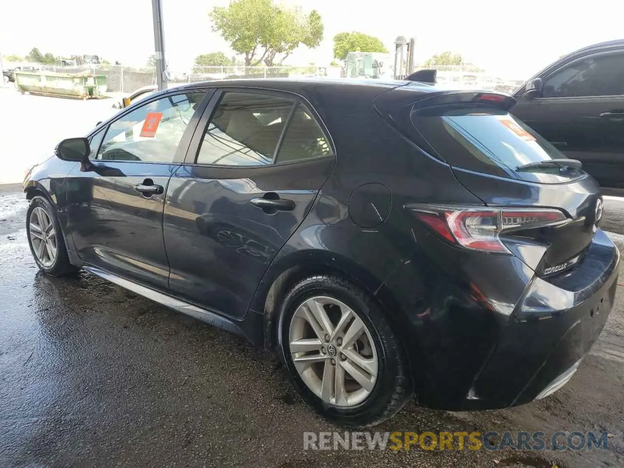 2 Photograph of a damaged car JTNK4RBE7K3013562 TOYOTA COROLLA 2019