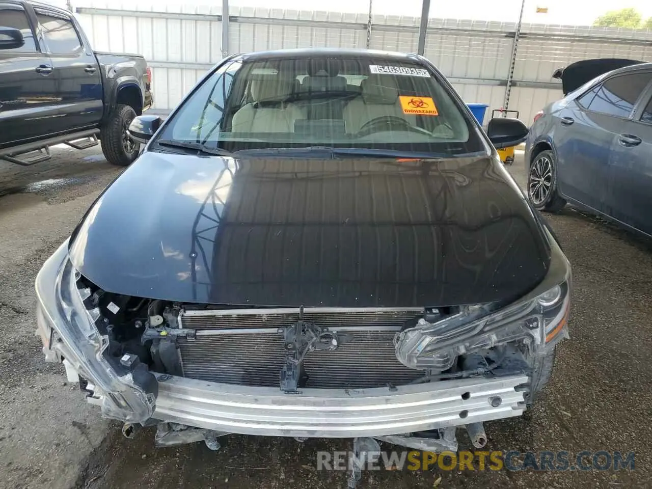 5 Photograph of a damaged car JTNK4RBE7K3013562 TOYOTA COROLLA 2019