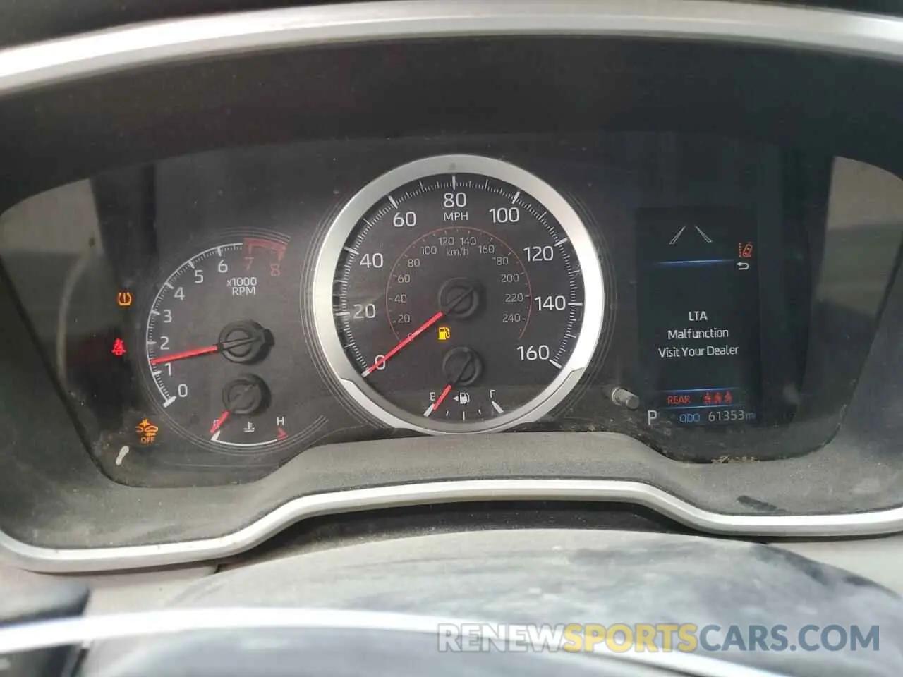 9 Photograph of a damaged car JTNK4RBE7K3013562 TOYOTA COROLLA 2019