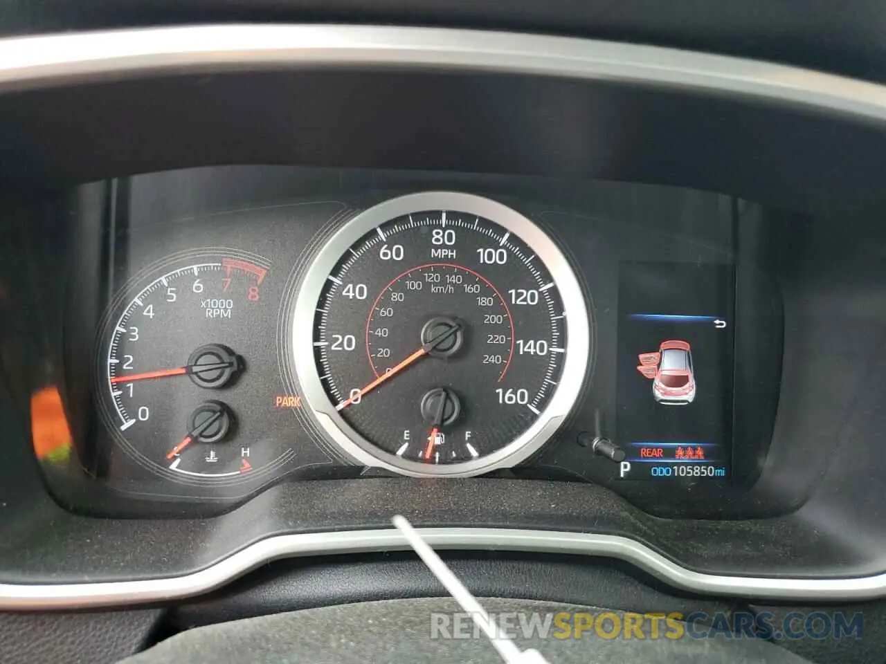 9 Photograph of a damaged car JTNK4RBE7K3029437 TOYOTA COROLLA 2019