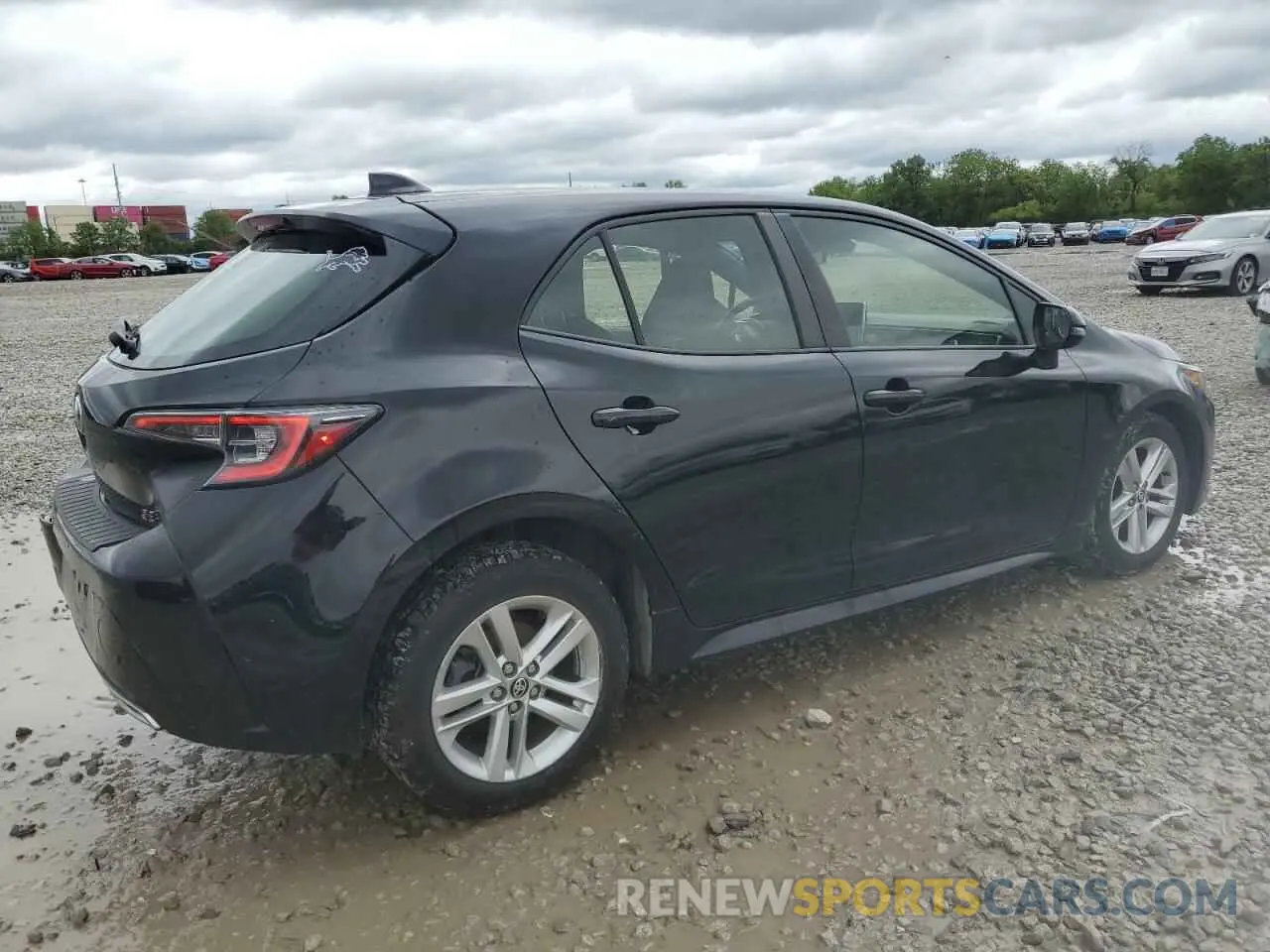 3 Photograph of a damaged car JTNK4RBE7K3037554 TOYOTA COROLLA 2019