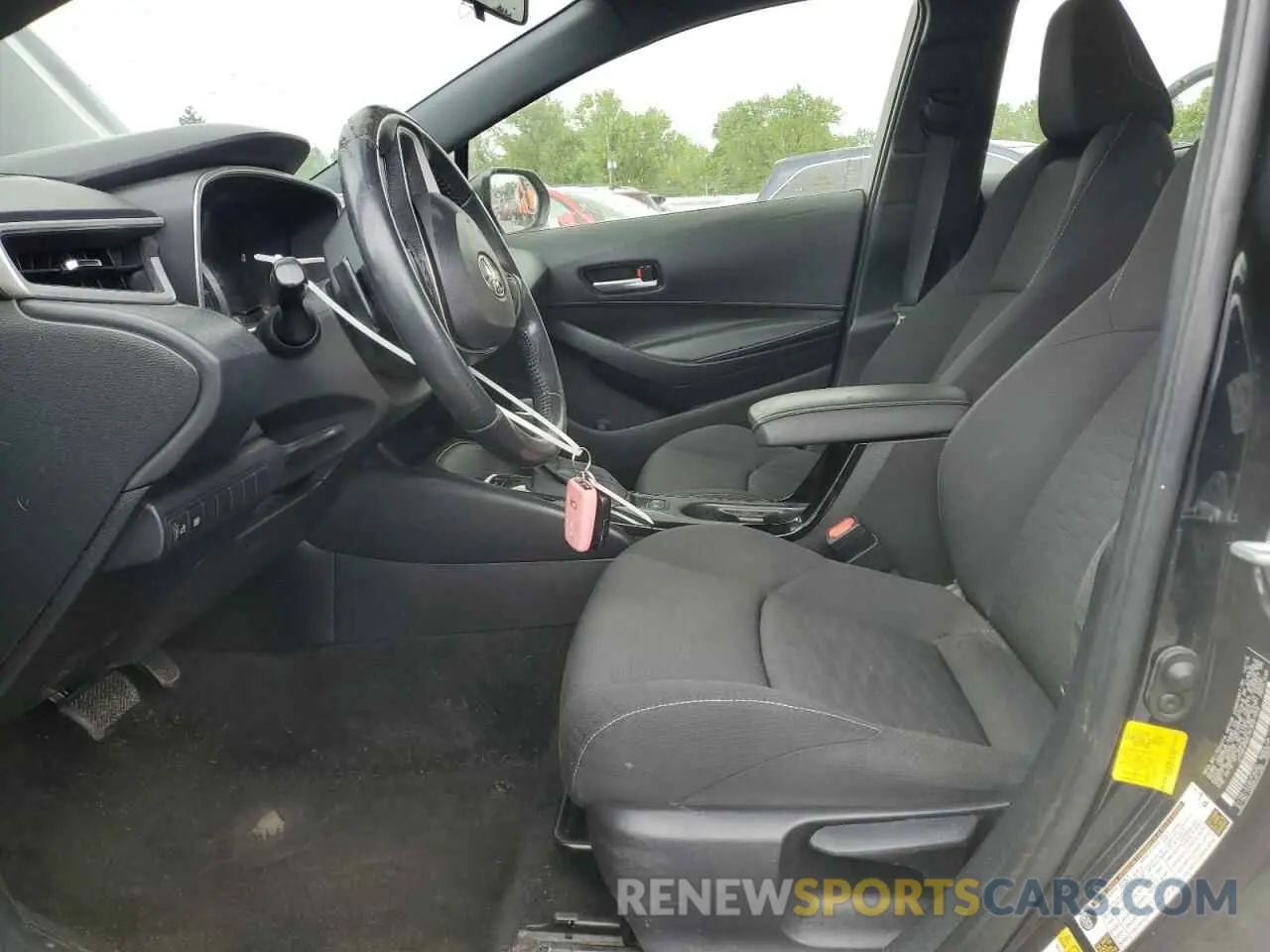 7 Photograph of a damaged car JTNK4RBE7K3037554 TOYOTA COROLLA 2019