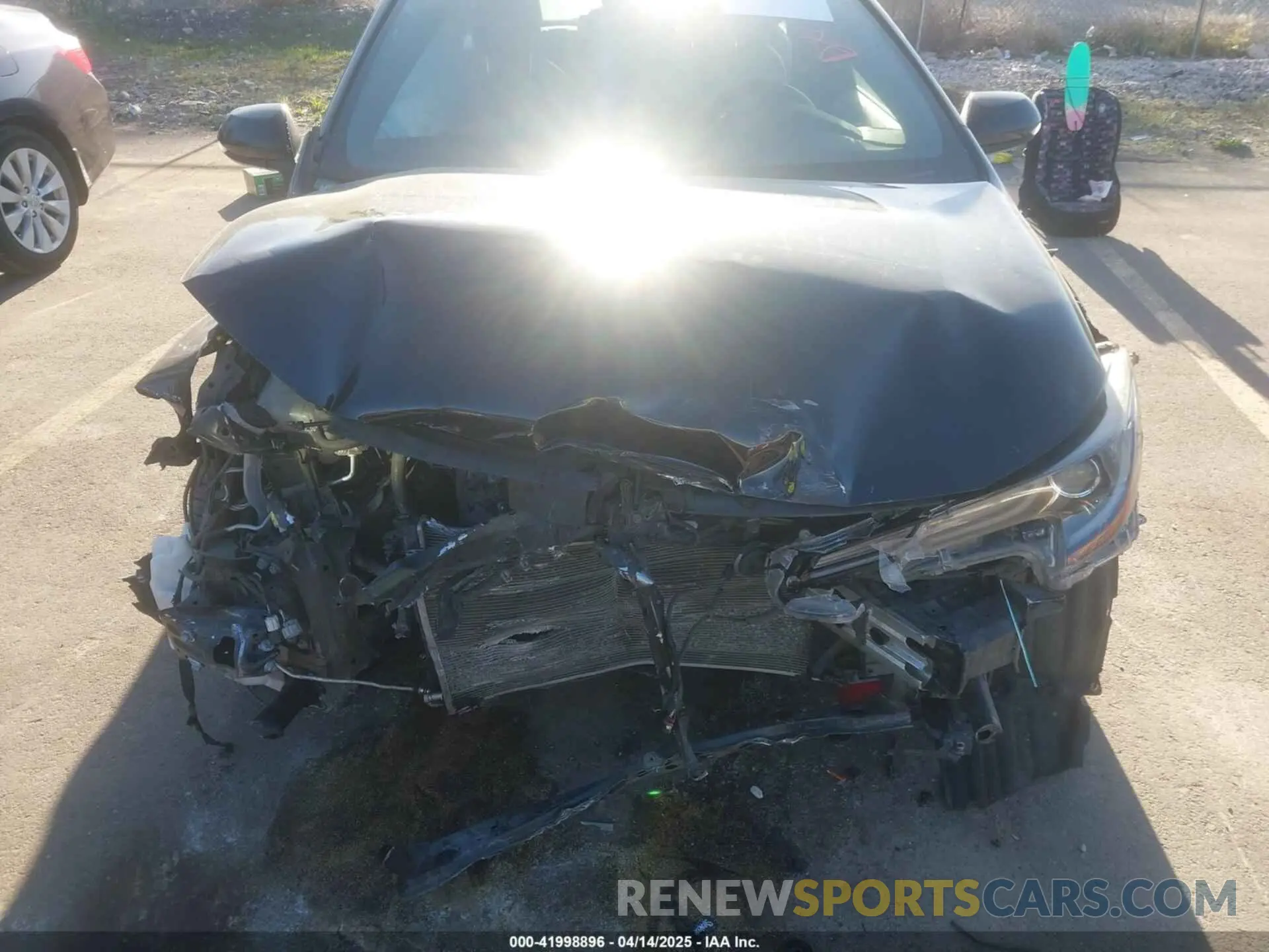 12 Photograph of a damaged car JTNK4RBE7K3044049 TOYOTA COROLLA 2019