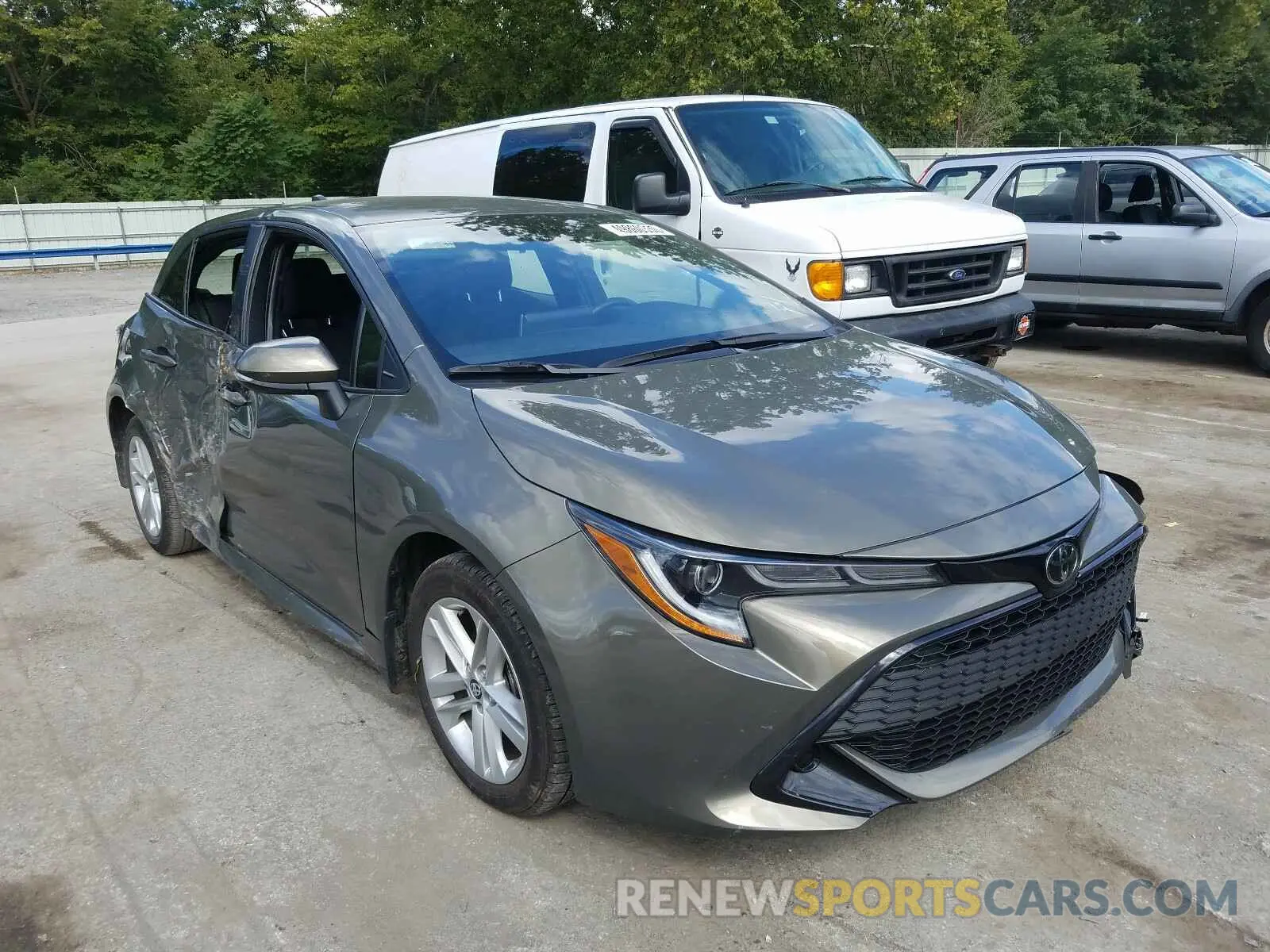 1 Photograph of a damaged car JTNK4RBE7K3054287 TOYOTA COROLLA 2019