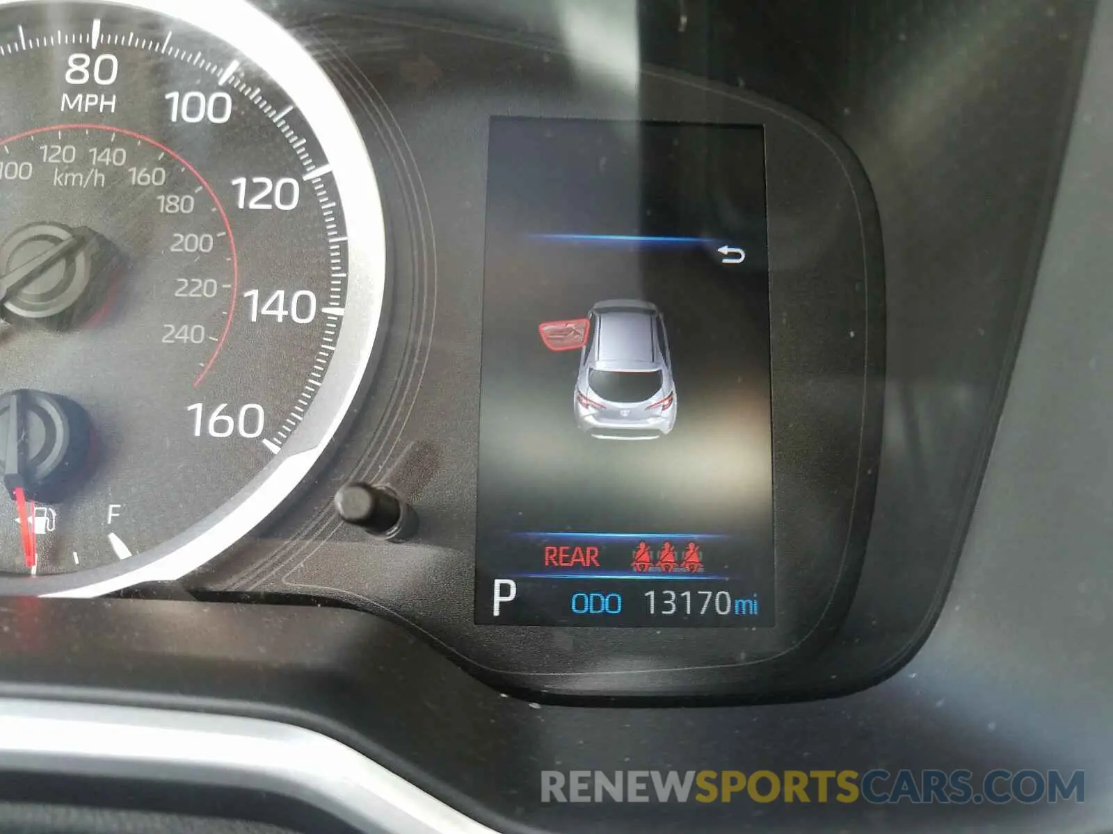 8 Photograph of a damaged car JTNK4RBE7K3054287 TOYOTA COROLLA 2019
