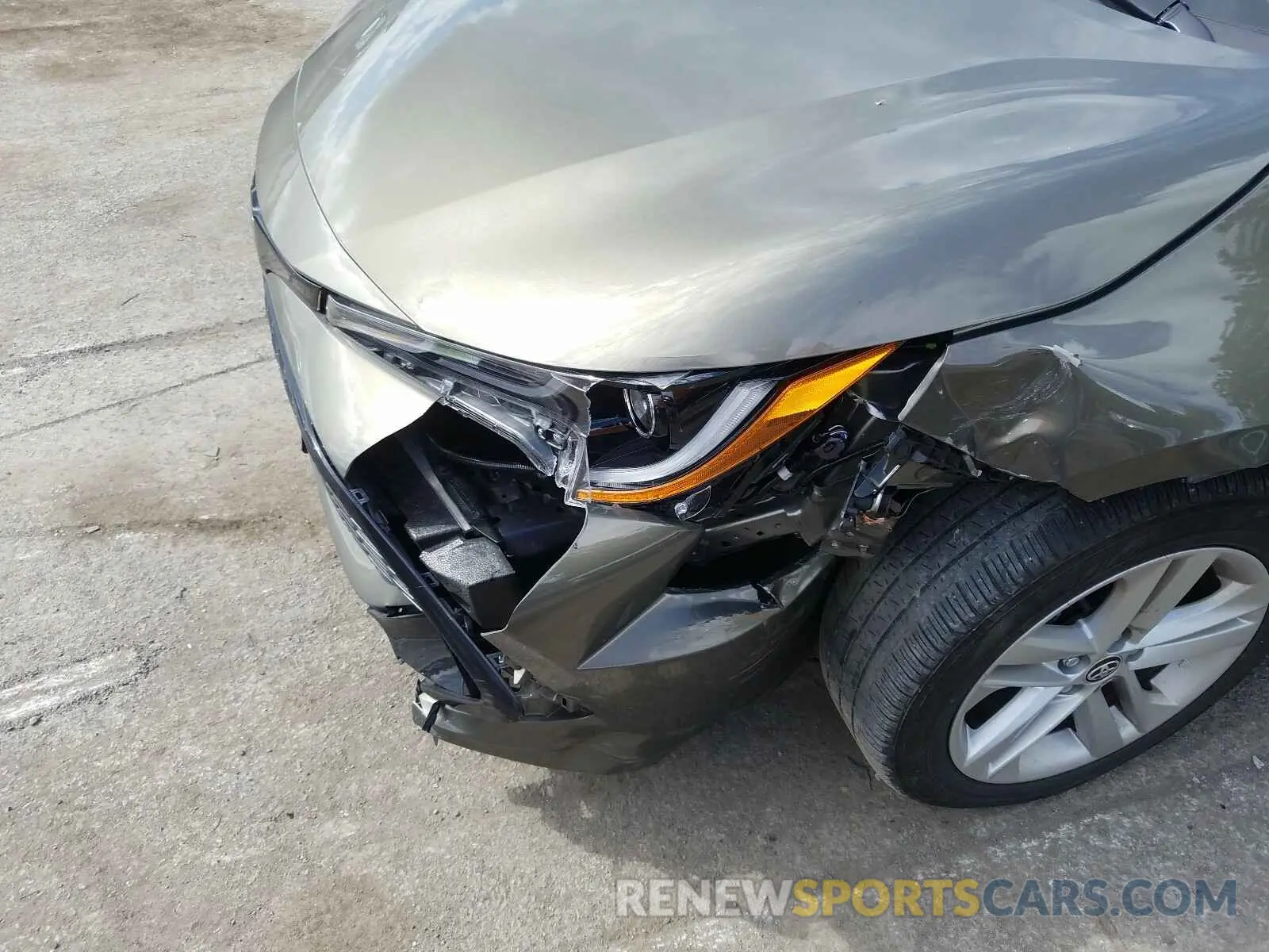 9 Photograph of a damaged car JTNK4RBE7K3054287 TOYOTA COROLLA 2019