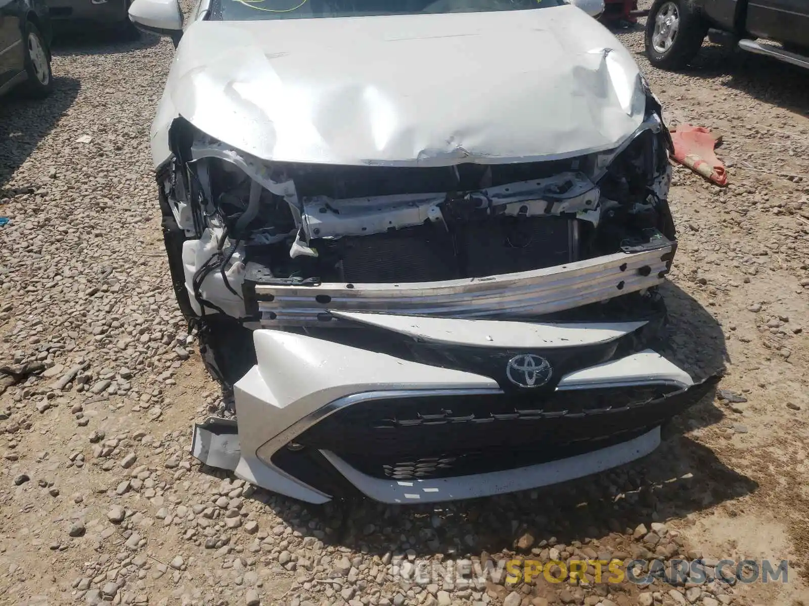 9 Photograph of a damaged car JTNK4RBE7K3058095 TOYOTA COROLLA 2019