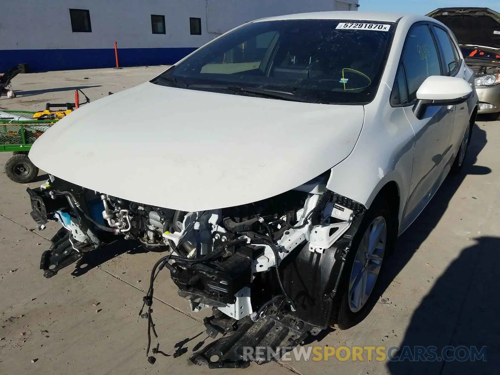 2 Photograph of a damaged car JTNK4RBE7K3065970 TOYOTA COROLLA 2019