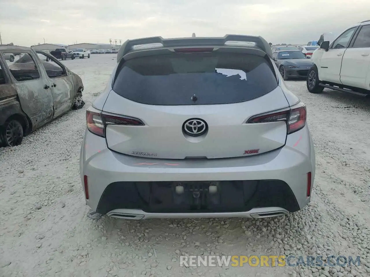 6 Photograph of a damaged car JTNK4RBE8K3004109 TOYOTA COROLLA 2019