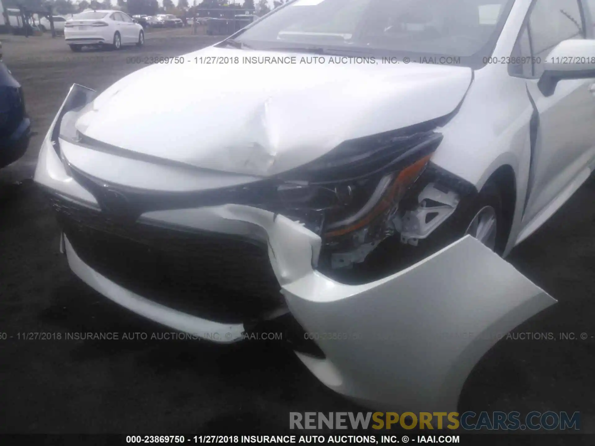 6 Photograph of a damaged car JTNK4RBE8K3008287 TOYOTA COROLLA 2019